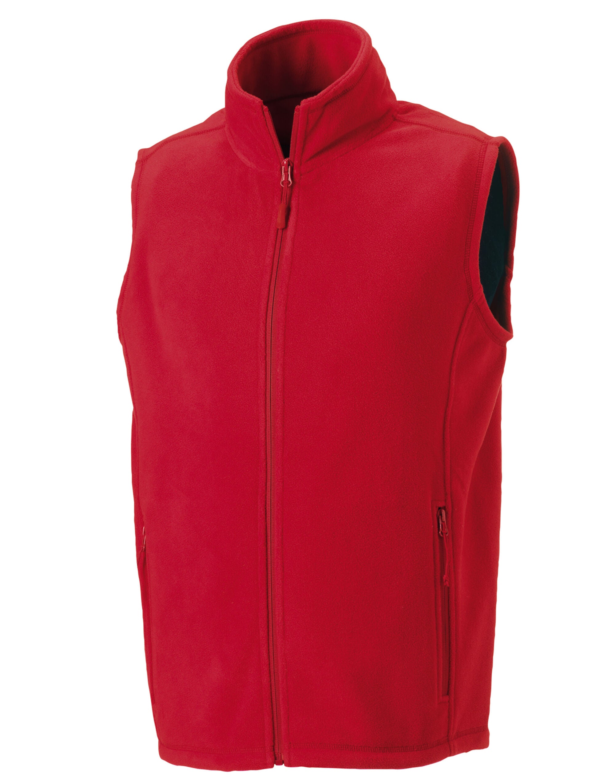 Russell Mens Outdoor Fleece Gilet 8720M - Classic Red - Customisable Gilets & Body Warmers