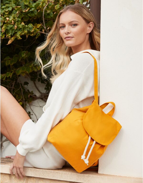 Westford Mill Organic Mini Rucksack w881 - - Customisable Bags