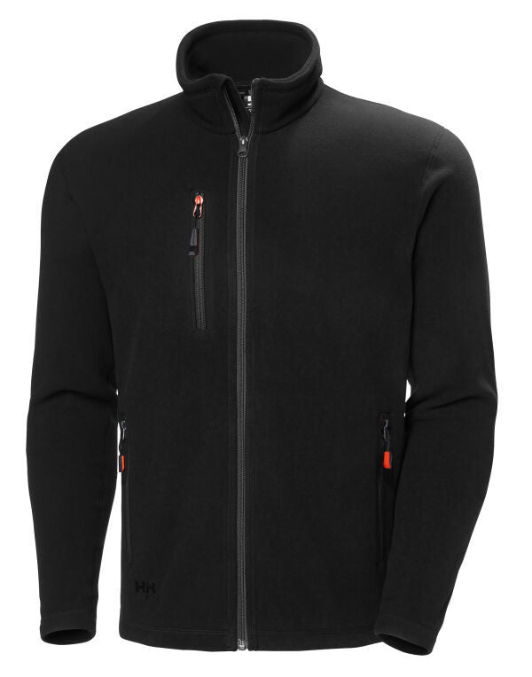 Helly Hansen Oxford Fleece Jacket 72026 - Black L - Customisable Jackets