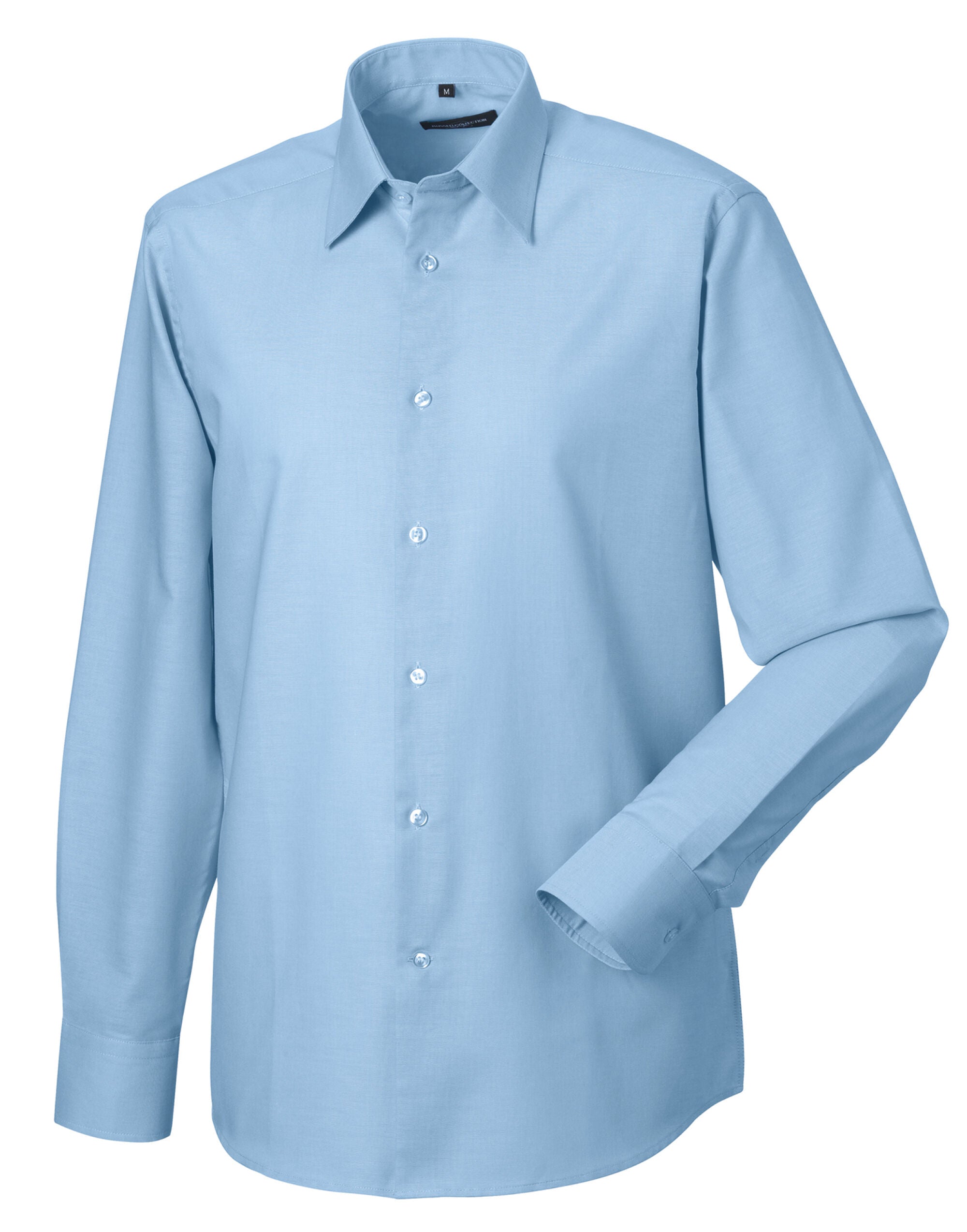 Russell Collection Men LS Tailor Oxford 922M - Oxford Blue - Customisable Shirts