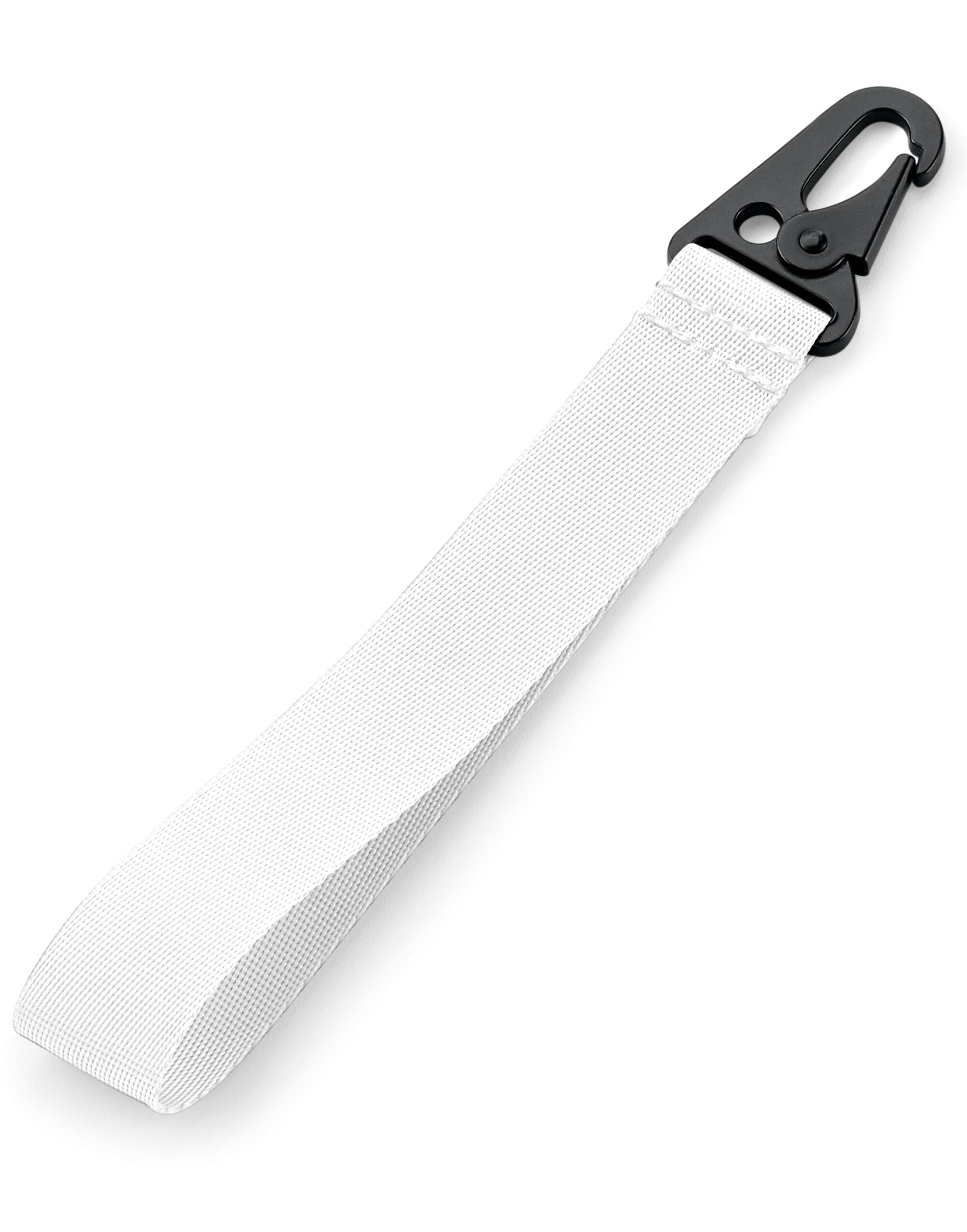 Bagbase Brandable Key Clip BG100 - White O S - Customisable Keyrings