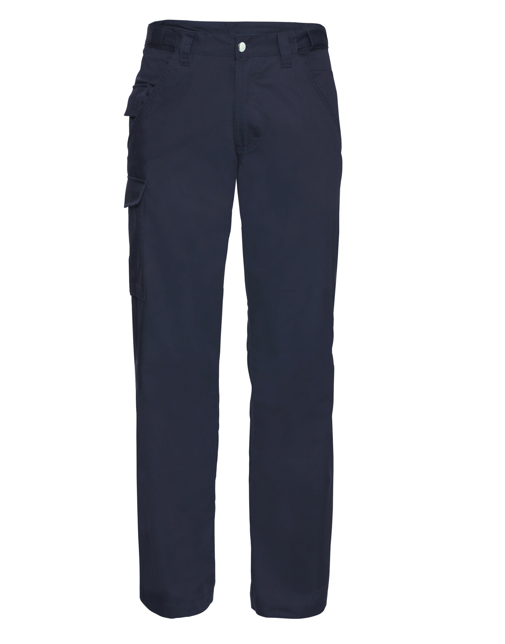 Russell Collection Russell Polycotton Twill Trousers Reg 001mr - French Navy - Customisable Trousers