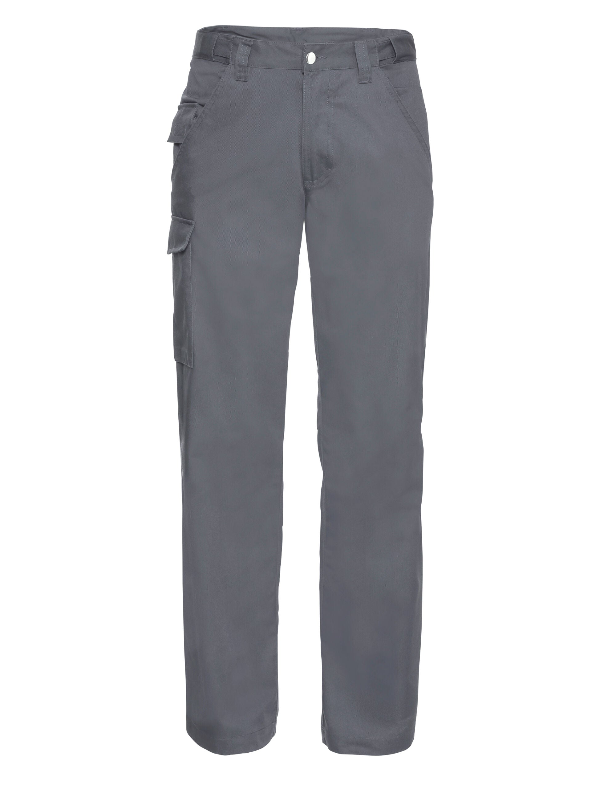 Russell Collection Russell Polycotton Twill Trousers Tall 001mt - Convoy Grey - Customisable Trousers