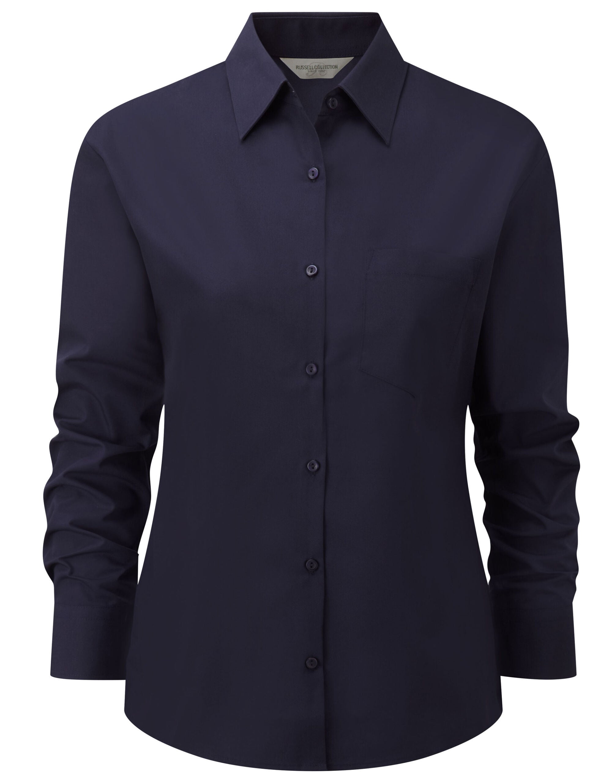 Russell Collection Lady LS Clasic Poplin 934F - - Customisable Shirts