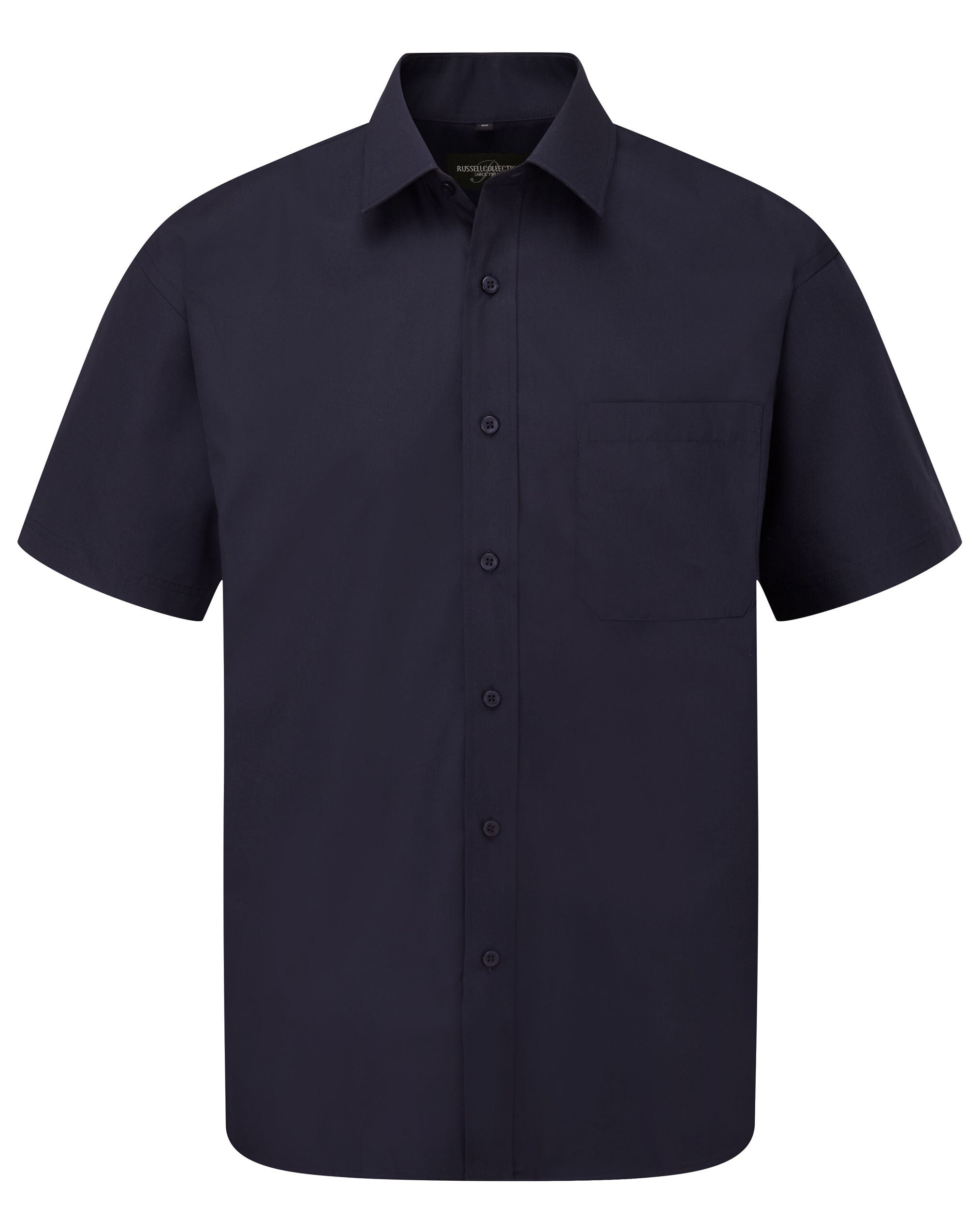 Russell Collection Men SS Classic Poplin 935M - - Customisable Shirts