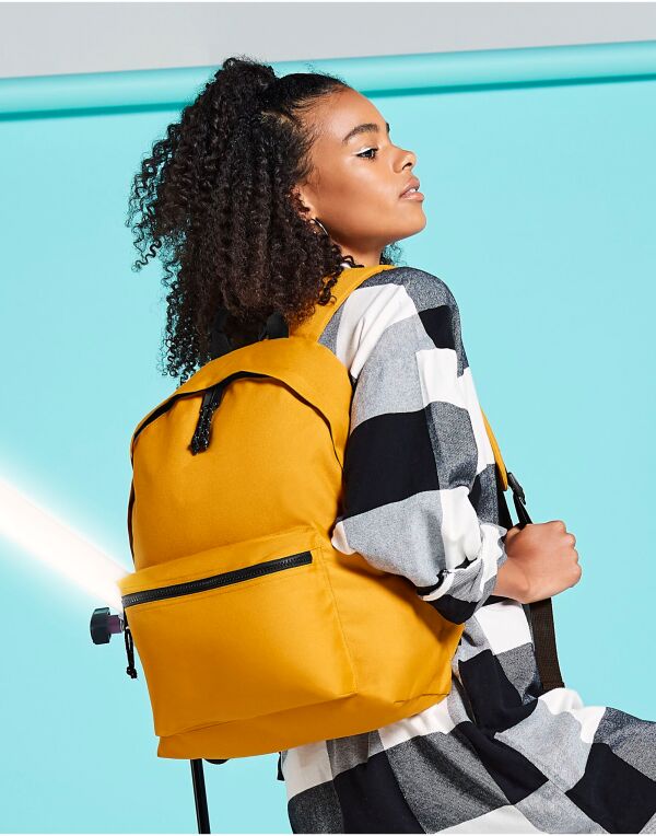Bagbase Recycled Backpack BG285 - Mustard O S - Customisable Bags