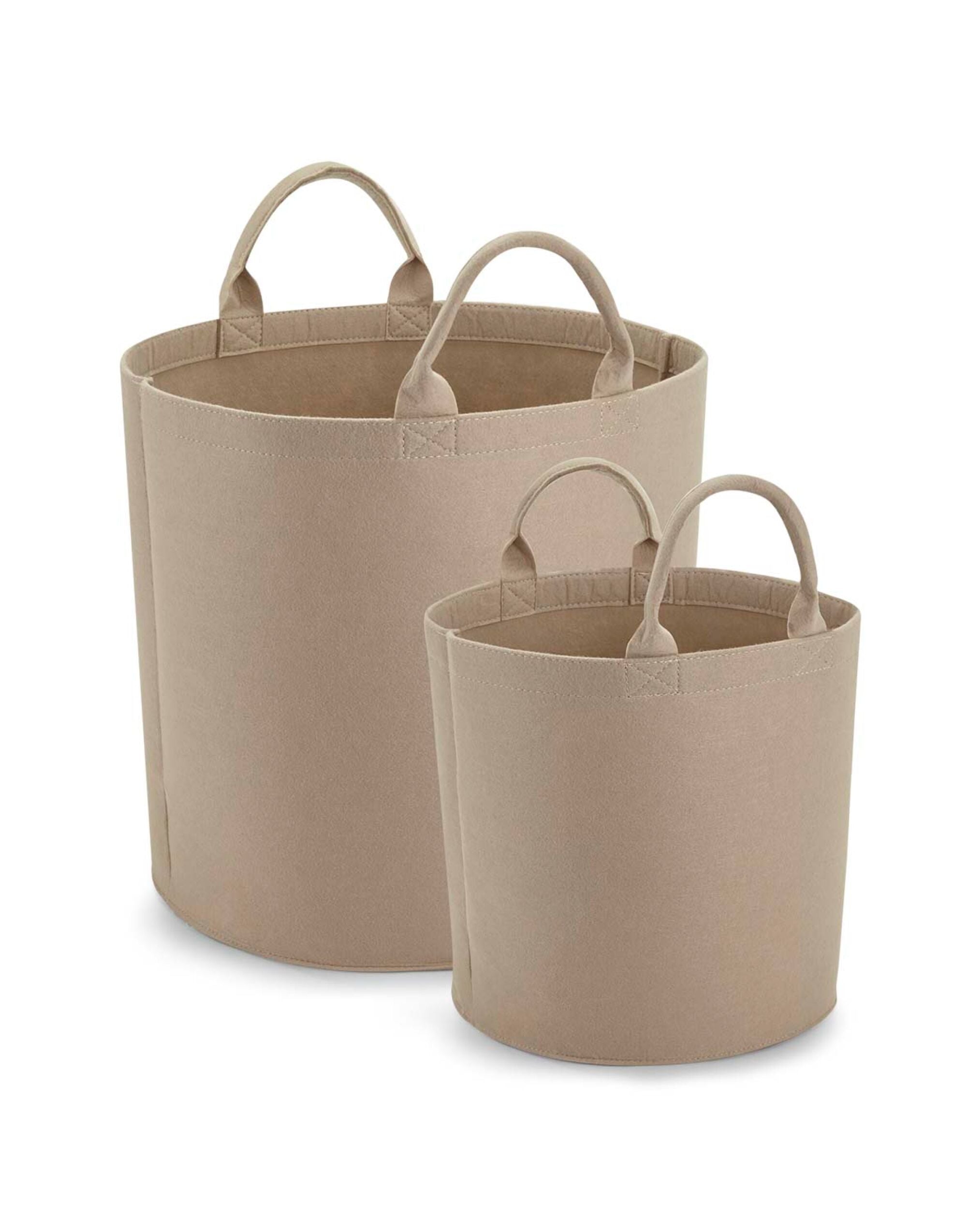Bagbase Felt Trug bg728 - Sand - Customisable Bags