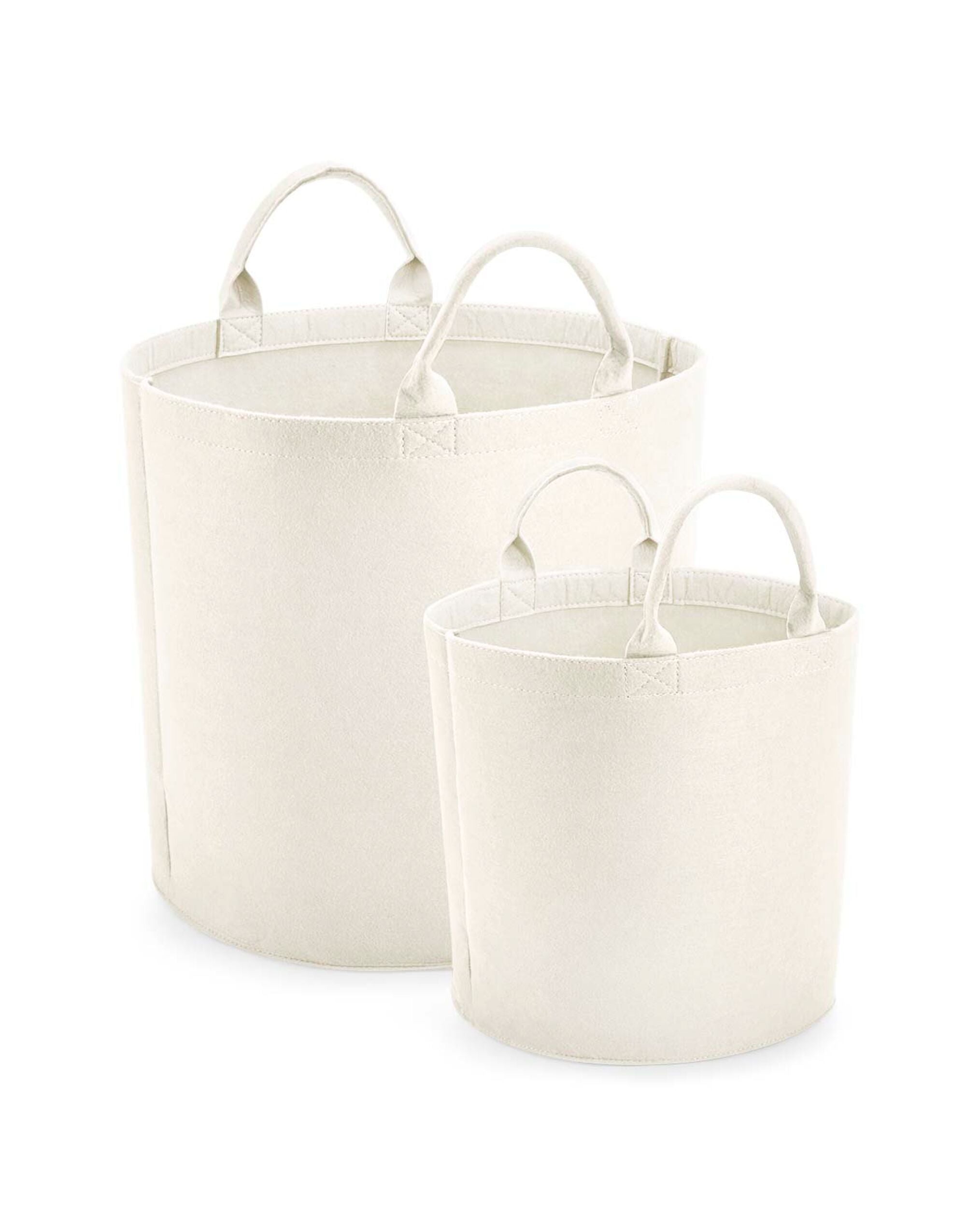 Bagbase Felt Trug bg728 - Soft White - Customisable Bags