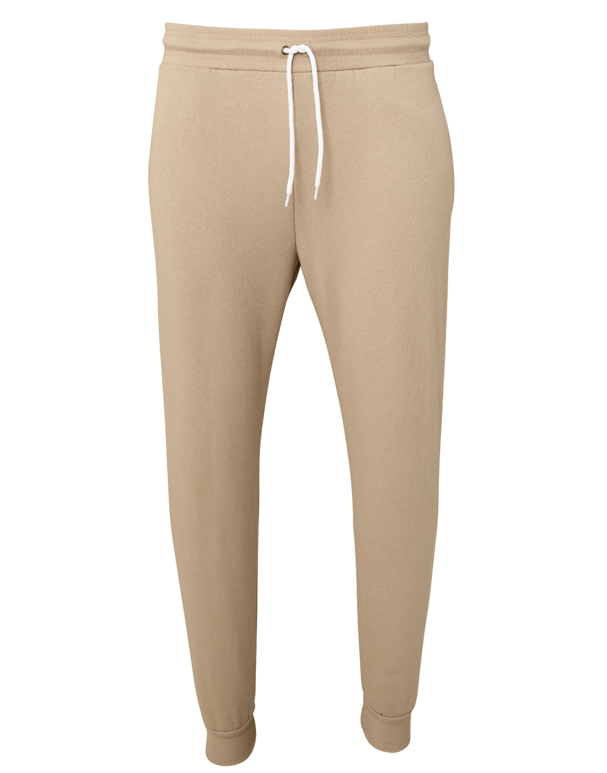 Bella Canvas Unisex Jogger Sweatpants ca3727 - Tan - Customisable Joggers