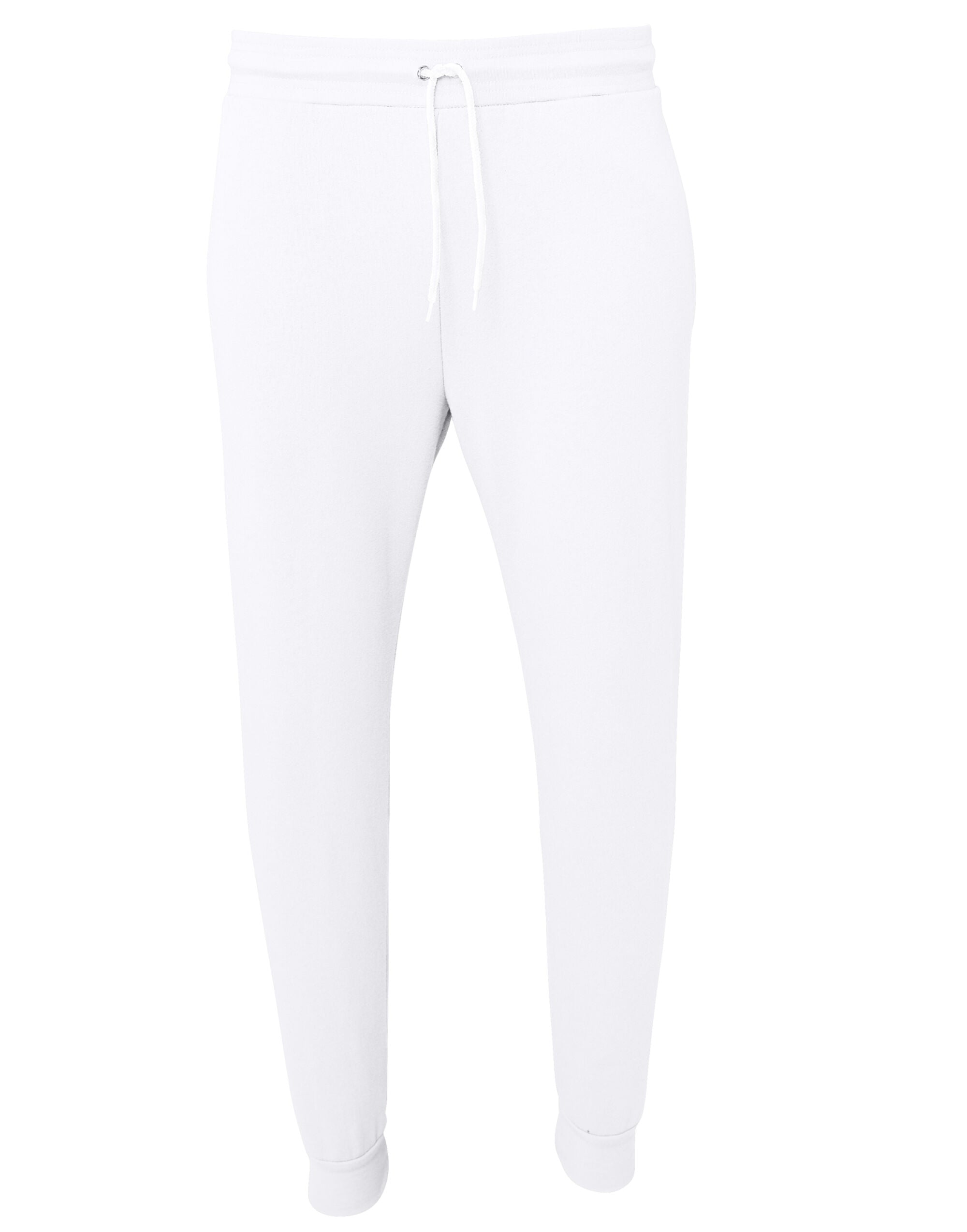 Bella Canvas Unisex Jogger Sweatpants ca3727 - White - Customisable Joggers