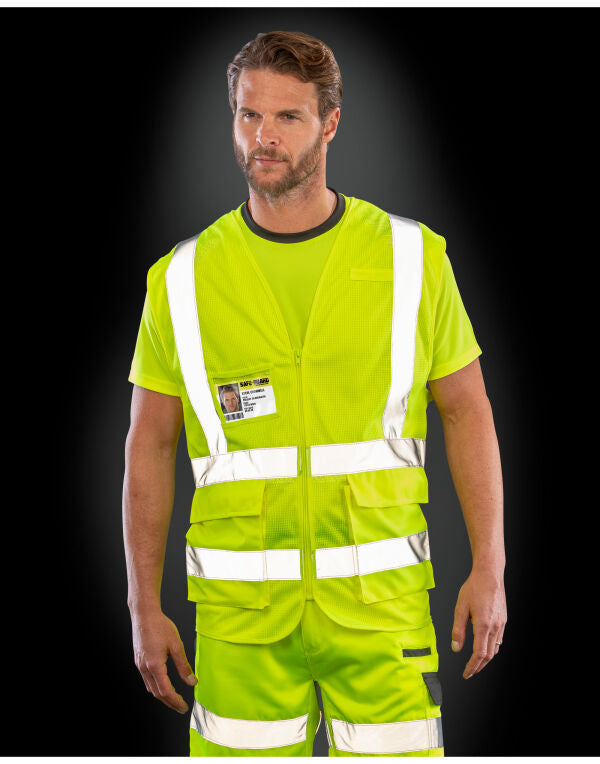 Result Sguard Exec Cool Mesh Safety Vest R479X - - Customisable Safetywear
