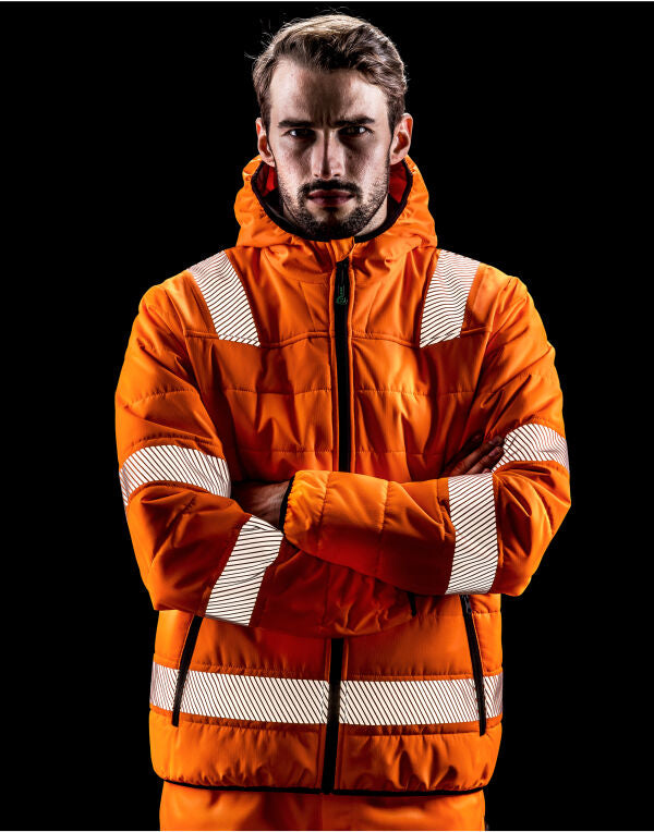 Result Rcycled Ripstop Padded Safety Jacket R500X - - Customisable Safetywear