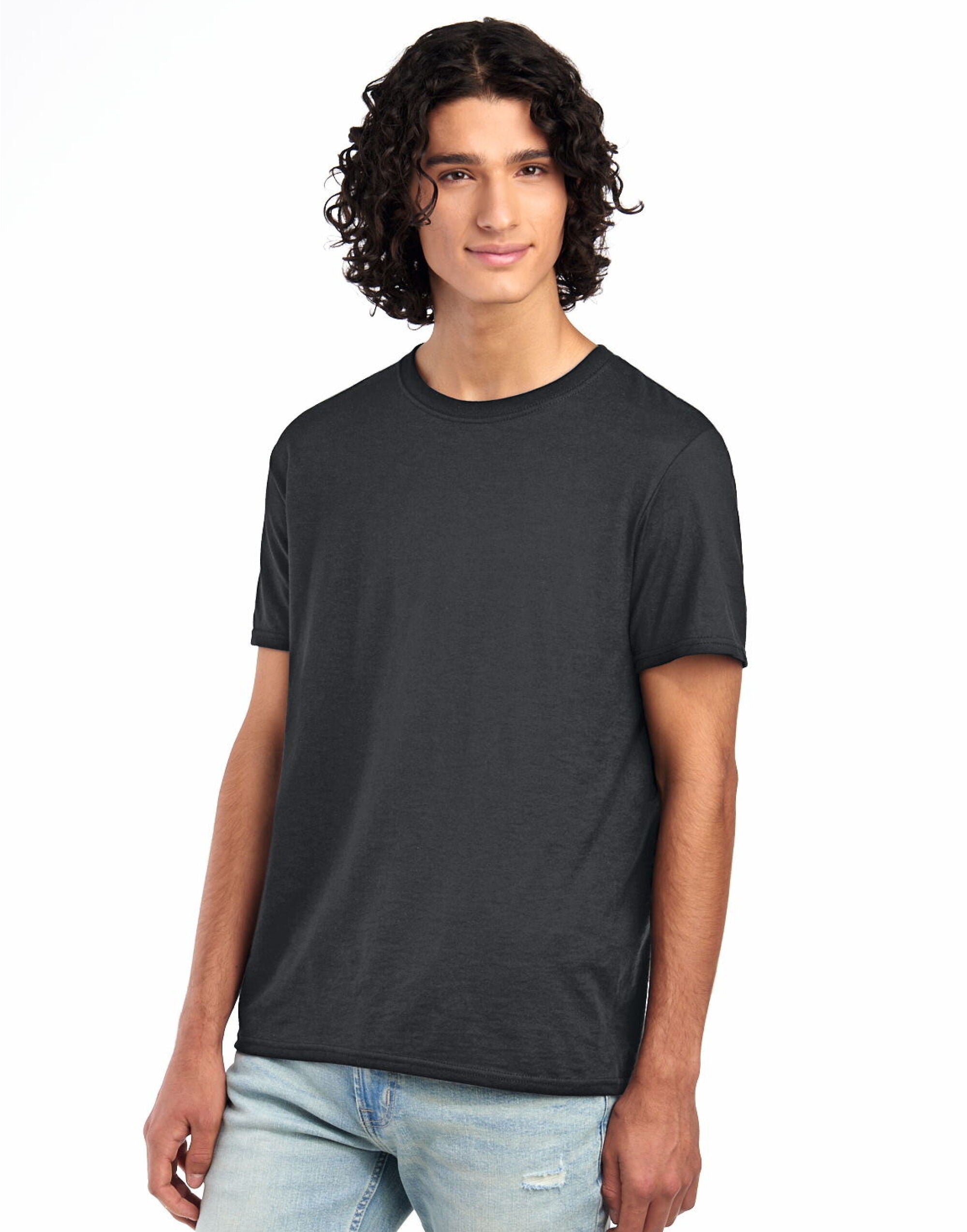 Jerzees EShort Sleeveential Cotton T 0S460M0 - Charcoal Grey - Customisable T-Shirts