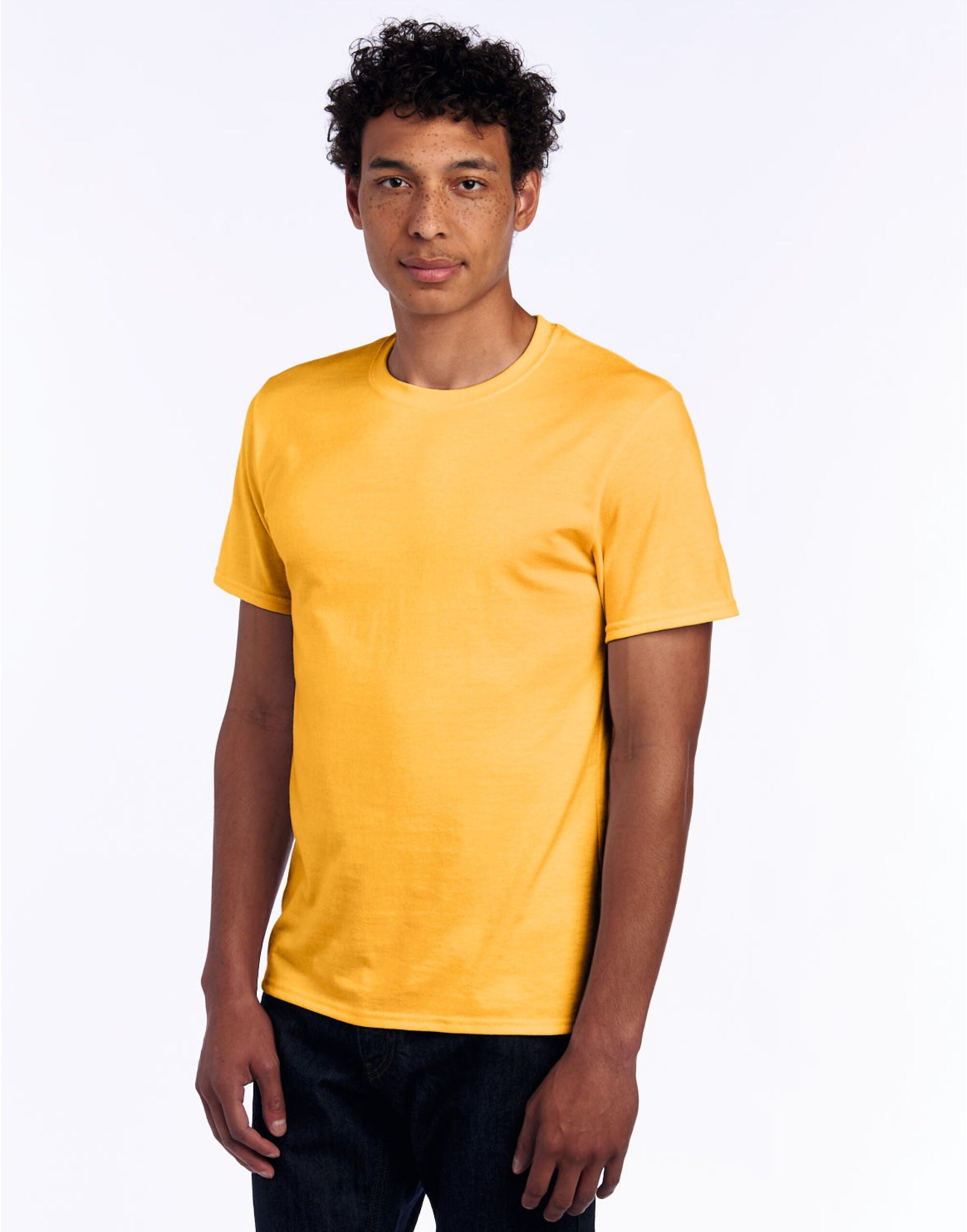 Jerzees EShort Sleeveential Cotton T 0S460M0 - Gold - Customisable T-Shirts