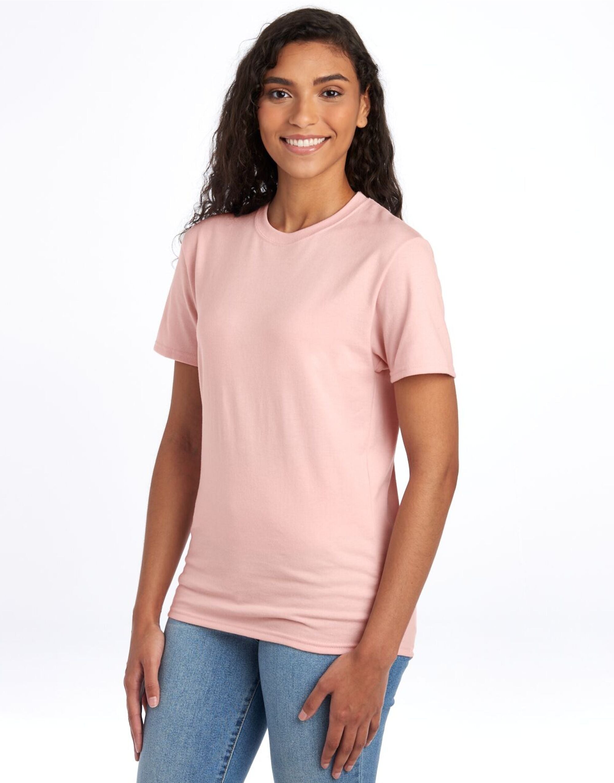 Jerzees EShort Sleeveential Cotton T 0S460M0 - Blush Pink - Customisable T-Shirts
