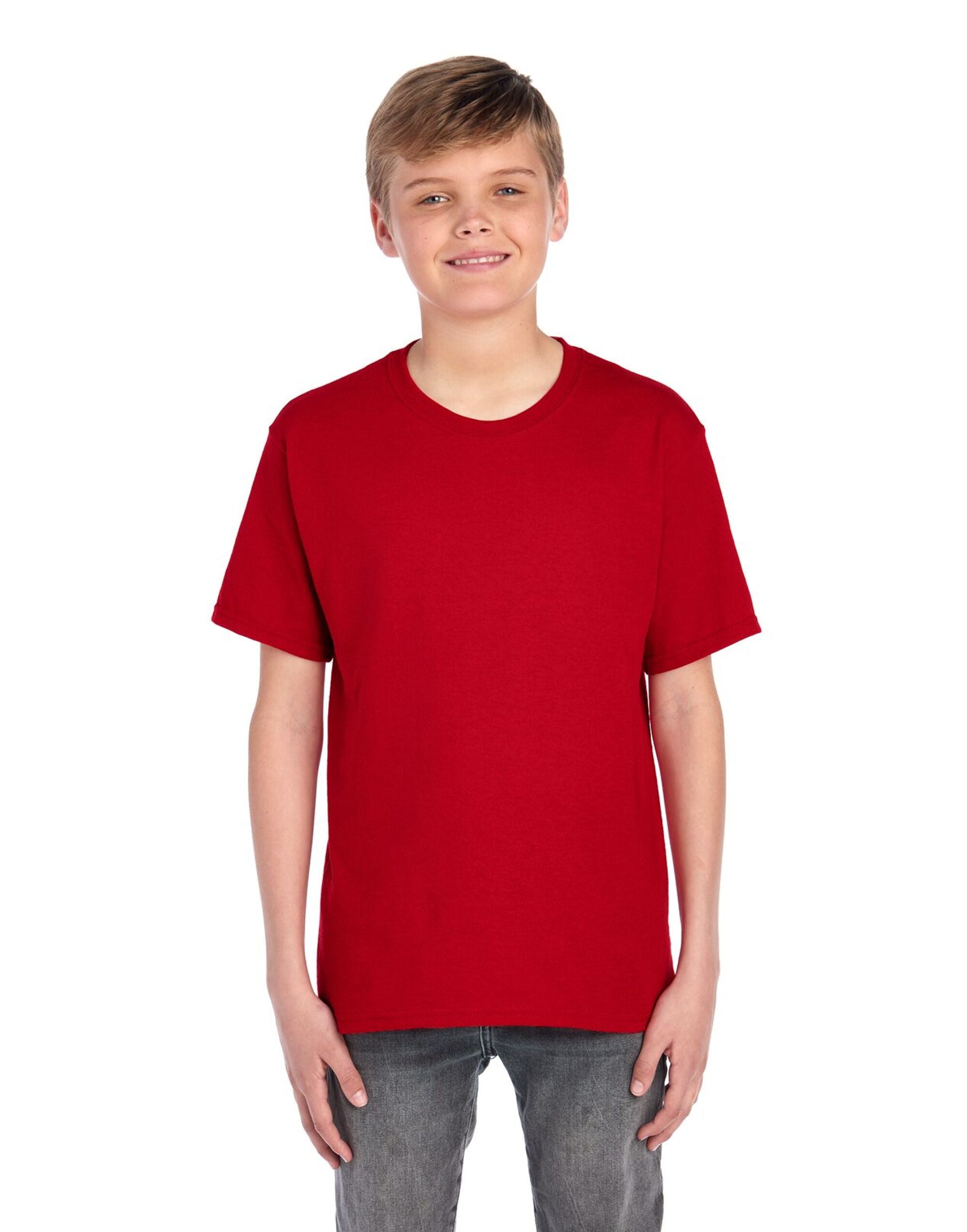 Jerzees Eco Youth Premium Organic T 0s470y0 - True Red - Customisable T-Shirts