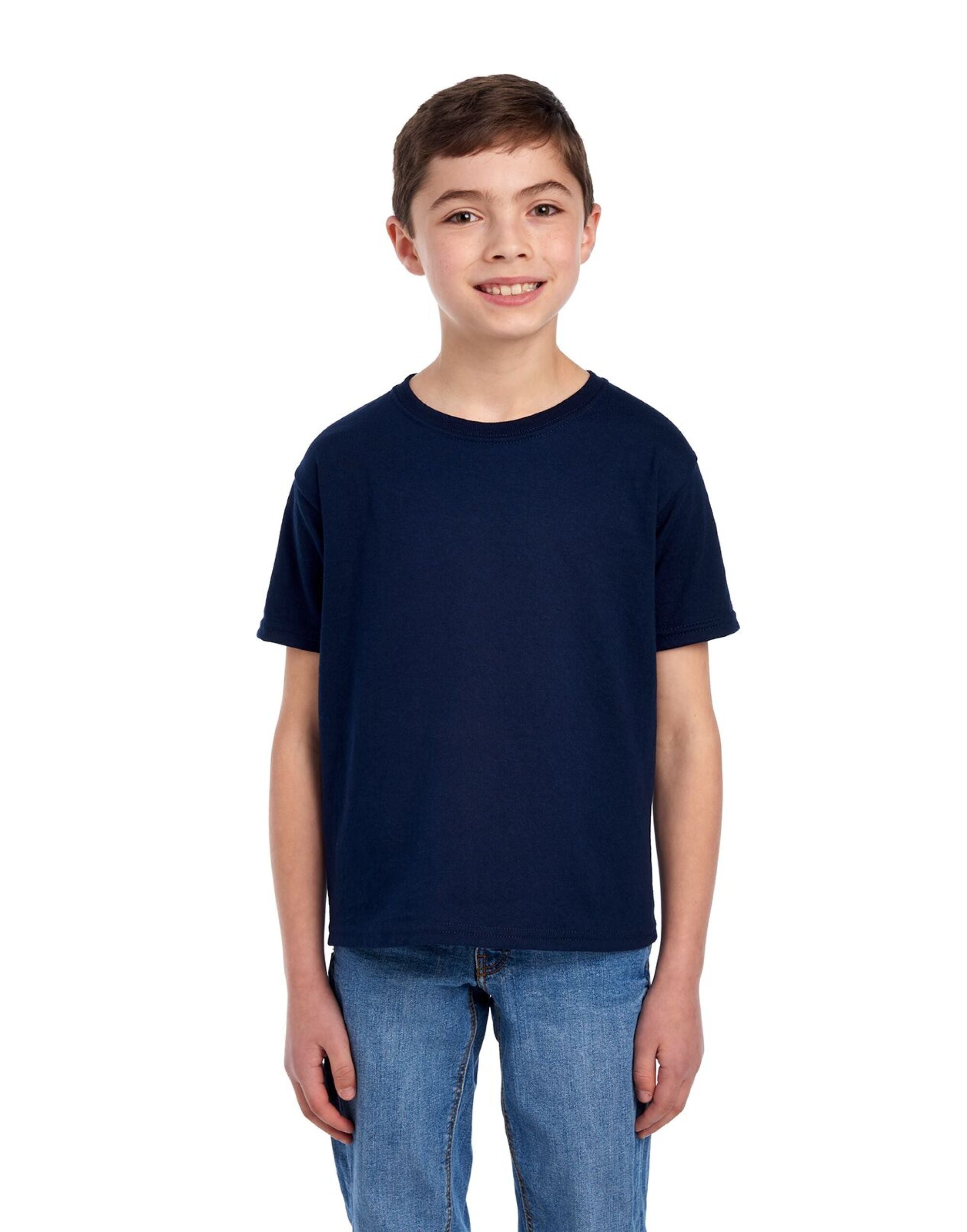 Jerzees Eco Youth Premium Organic T 0s470y0 - Navy Blue - Customisable T-Shirts