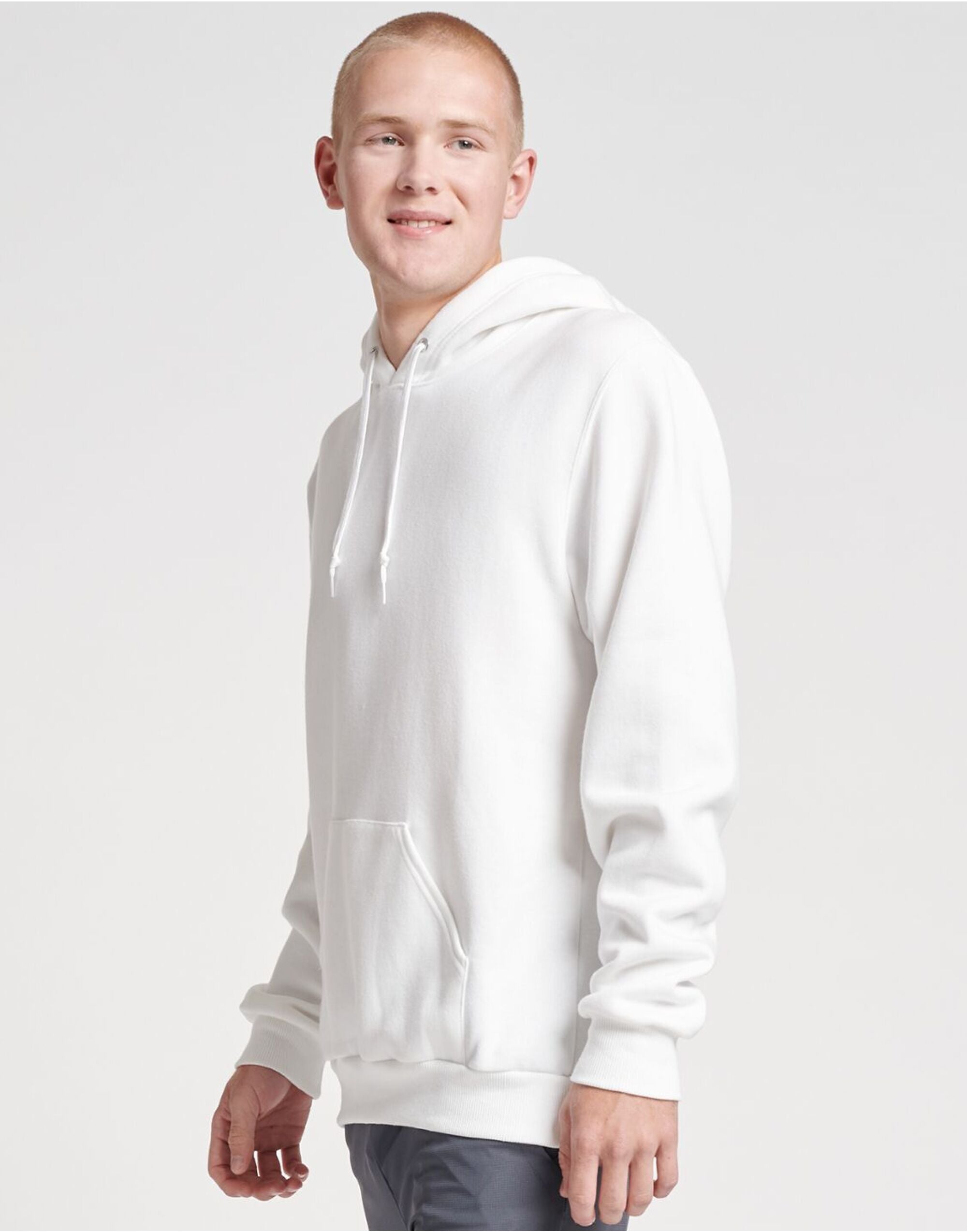 Jerzees Eco Premium Hooded Sweatshirt 0S700M0 - White - Customisable Sweatshirts