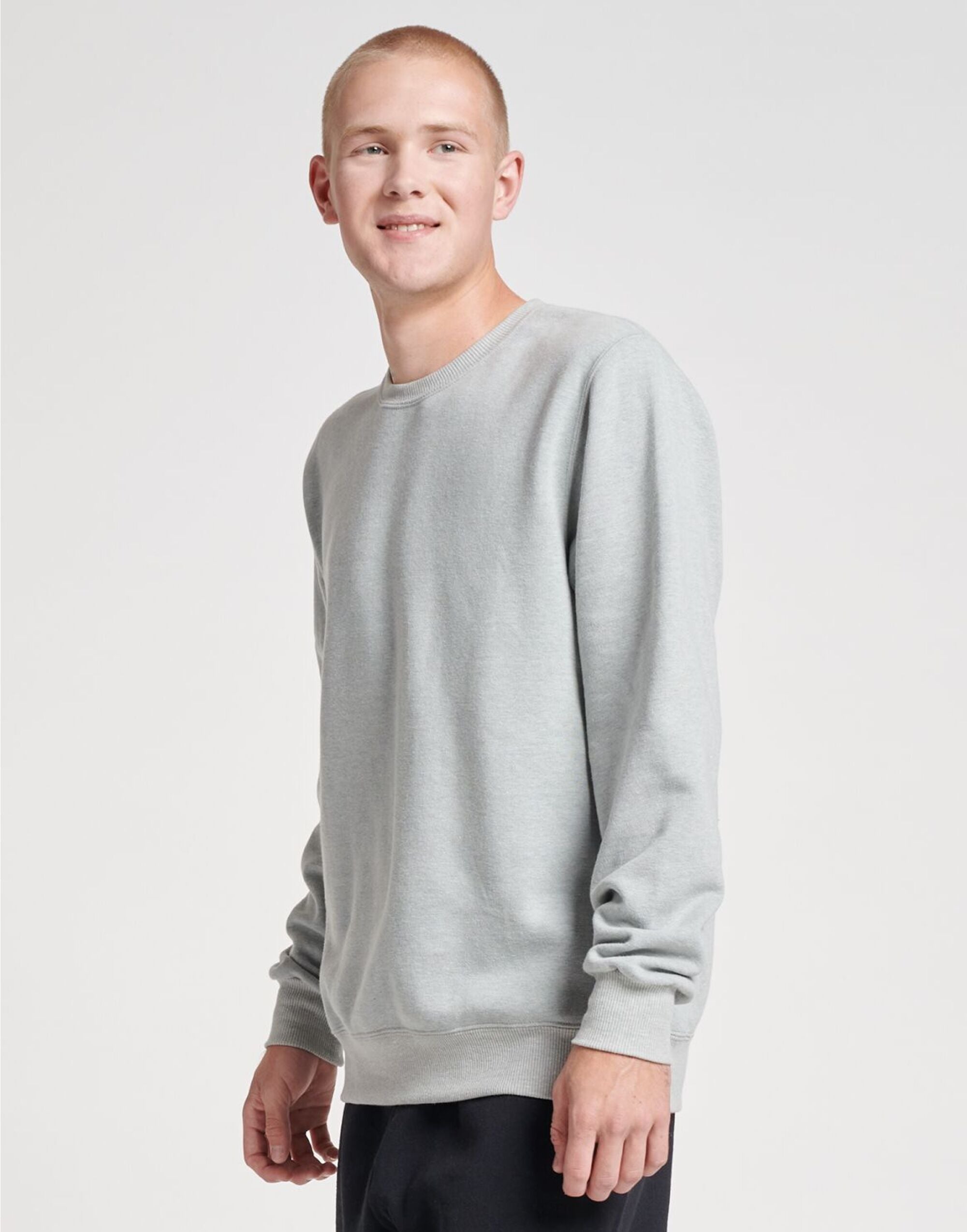 Jerzees Eco Premium Sweatshirt 0S701M0 - Frost Grey Heather - Customisable Sweatshirts