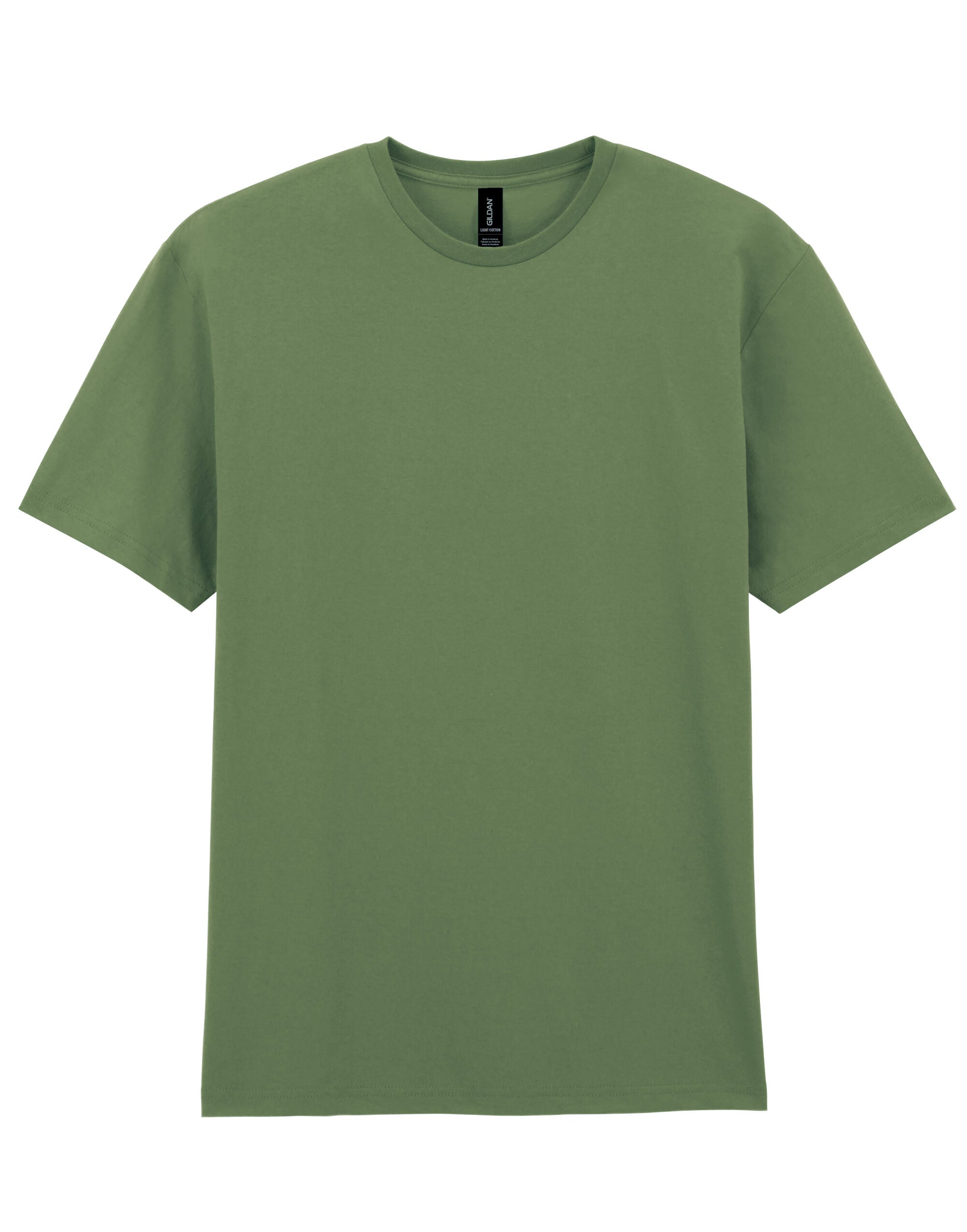 Gildan Light Cotton Adult T Shirt 3000 - Military Green - Customisable T-Shirts