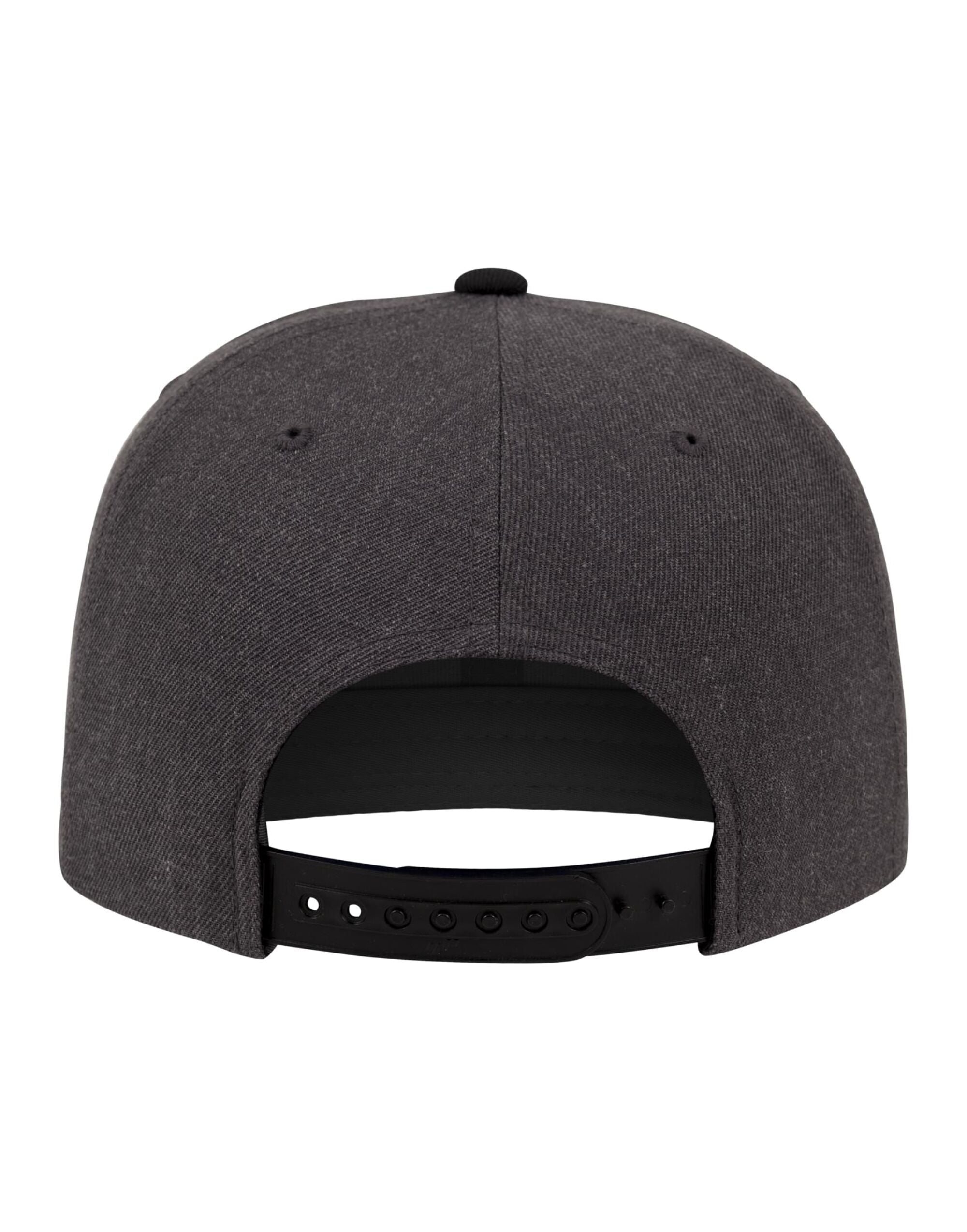 Flexfit By Yupoong Flexfit Two Tone Classic Snapback Cap 6089mt - Charcoal Black O S - Customisable Caps