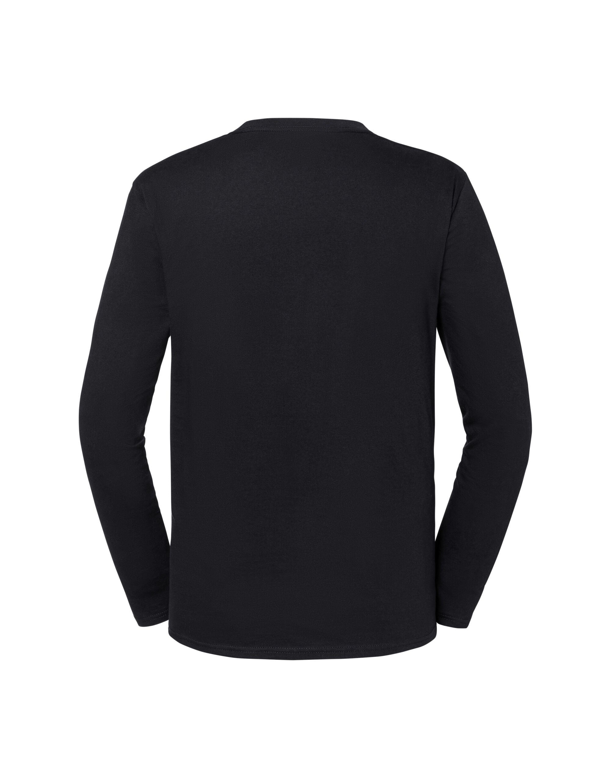 Fruit of the Loom Mens Iconic 195 Premium LS T 61360 - Black - Customisable T-Shirts