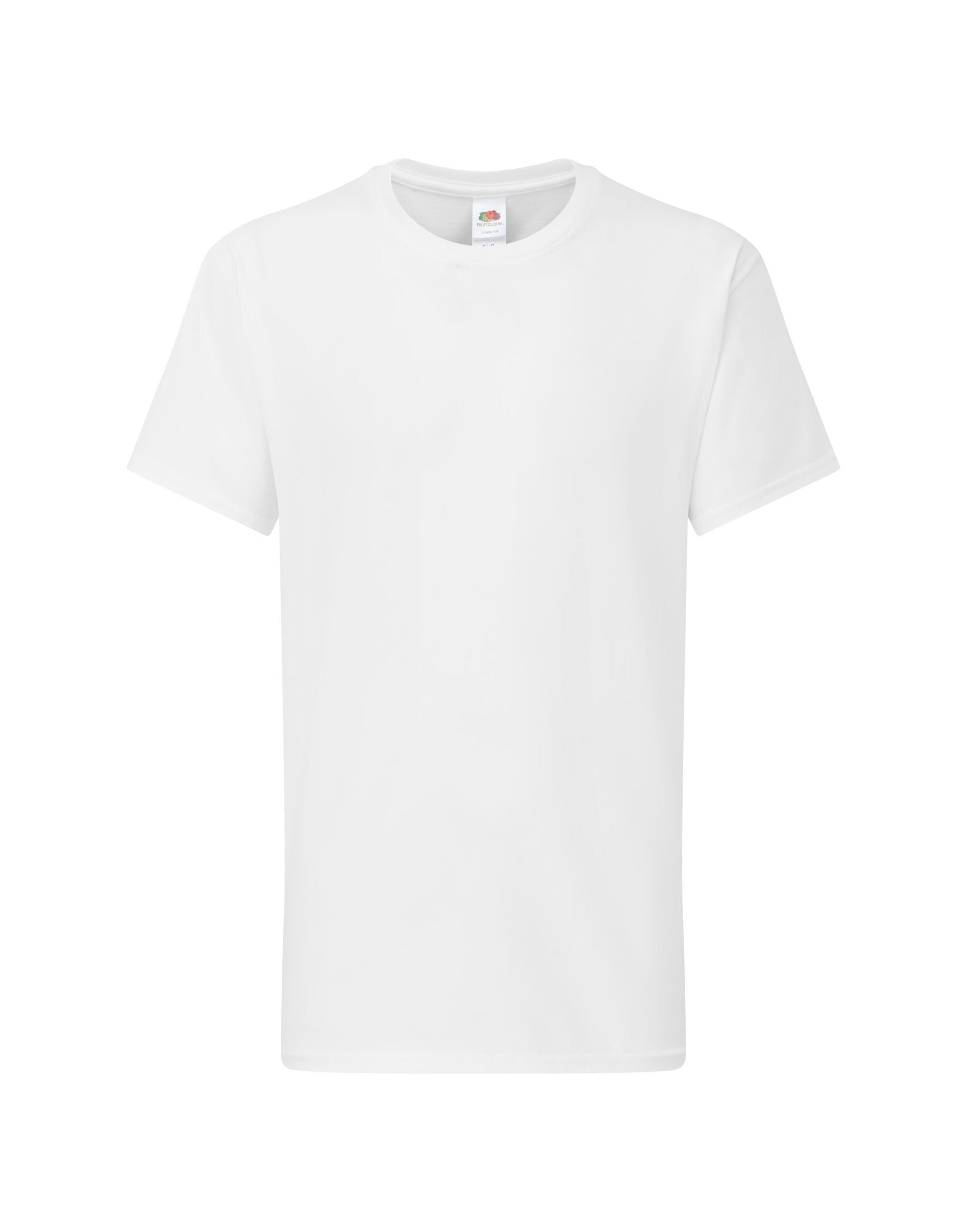 Fruit of the Loom Kids Iconic 195 T 61363 - White - Customisable T-Shirts