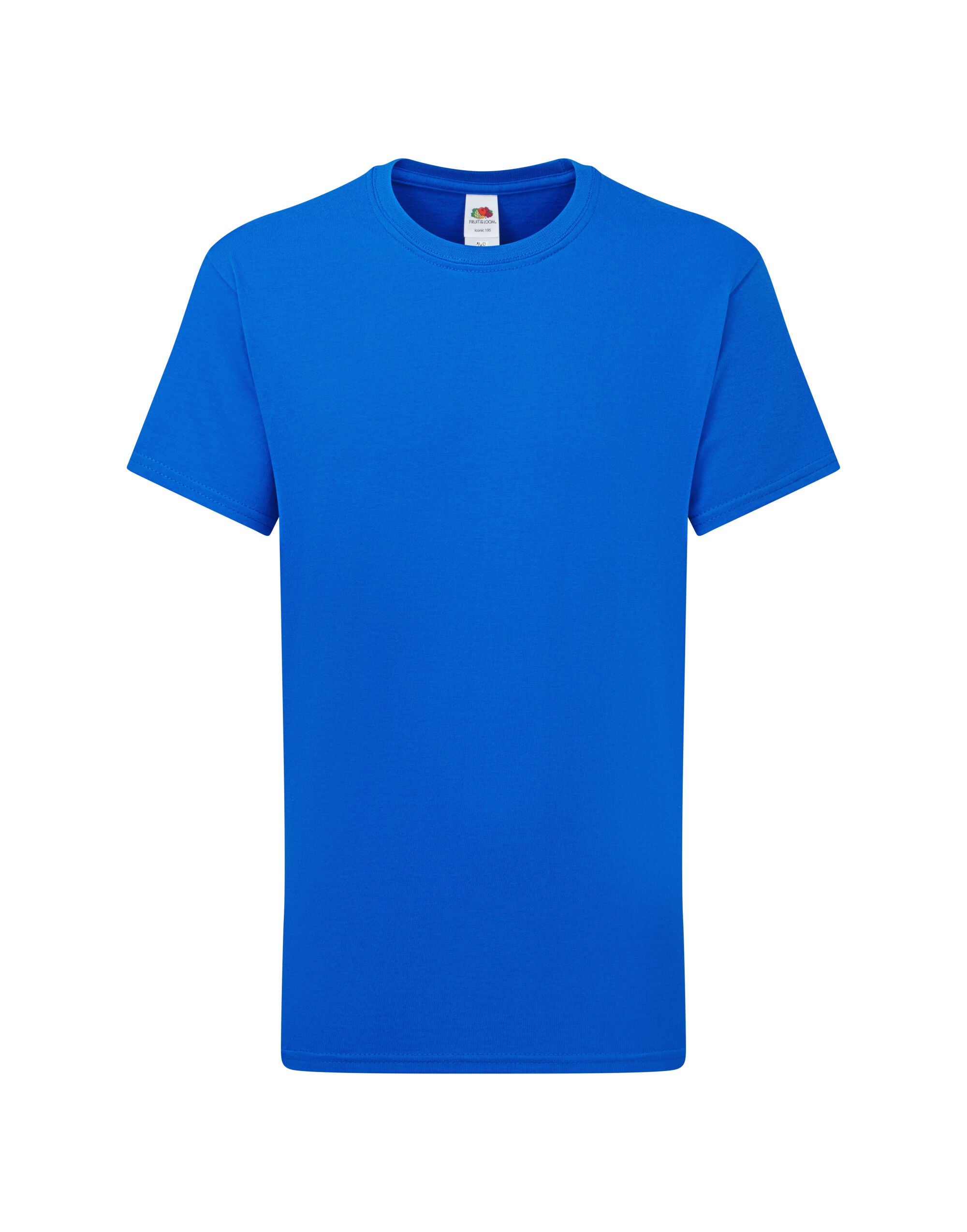 Fruit of the Loom Kids Iconic 195 T 61363 - Royal - Customisable T-Shirts