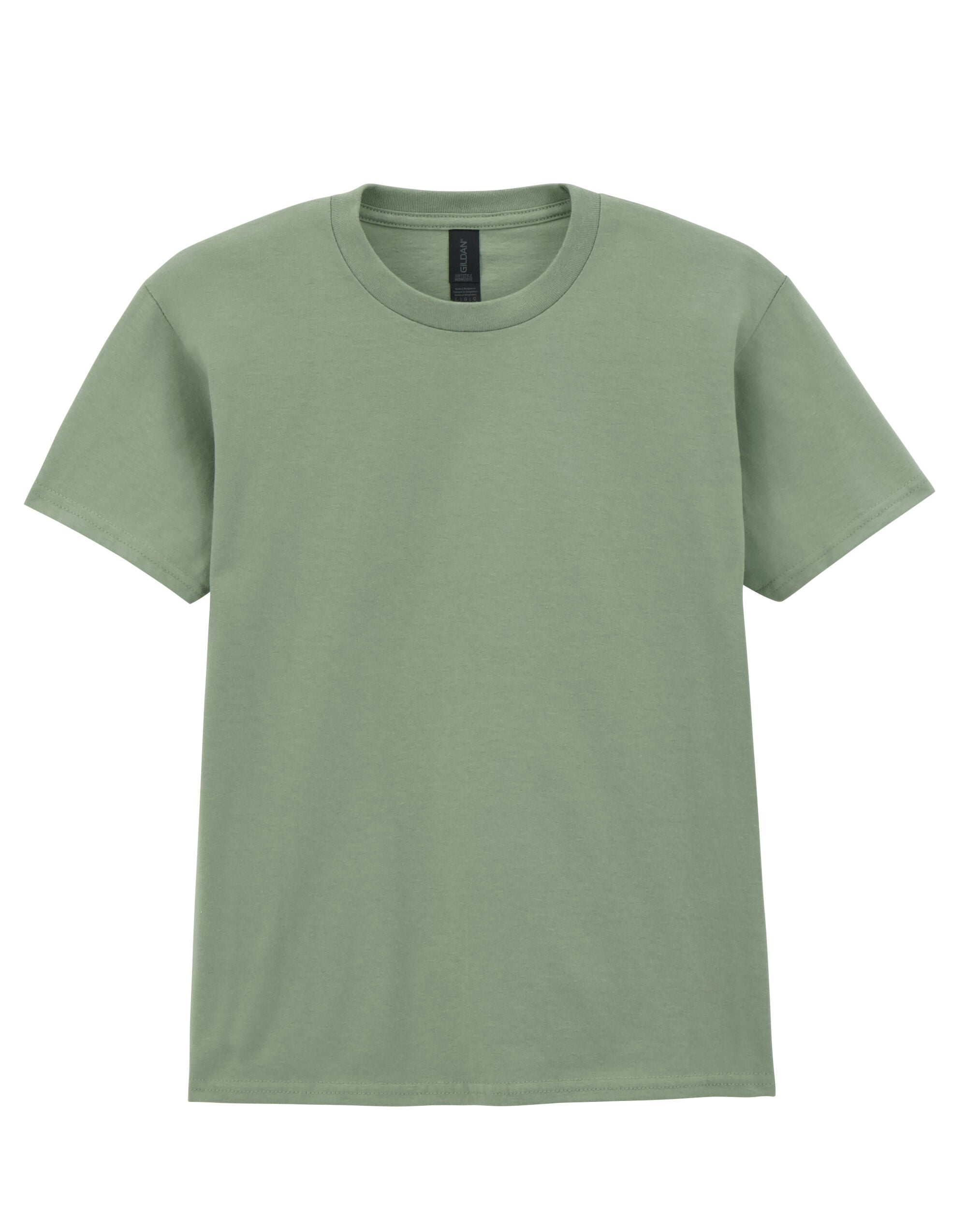 Gildan Softstyle Midweight Youth T Shirt 65000B - Sage - Customisable T-Shirts