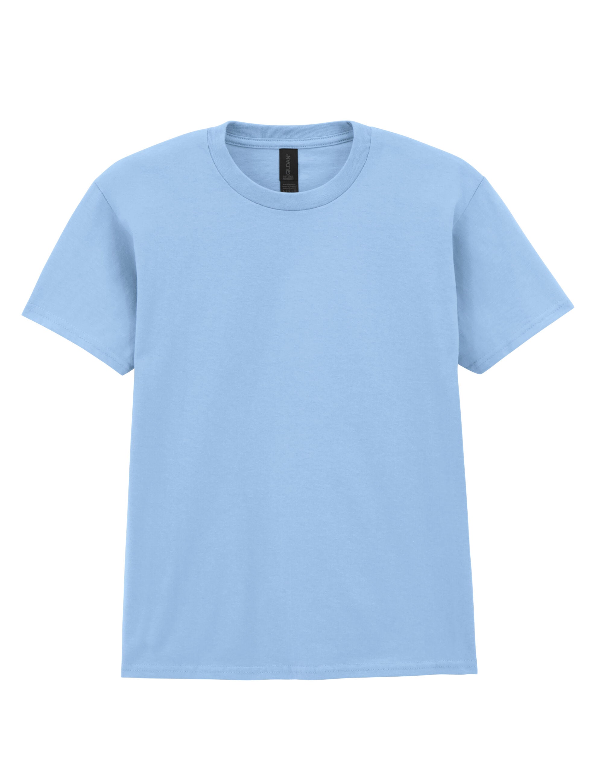 Gildan Softstyle Midweight Youth T Shirt 65000B - Light Blue - Customisable T-Shirts