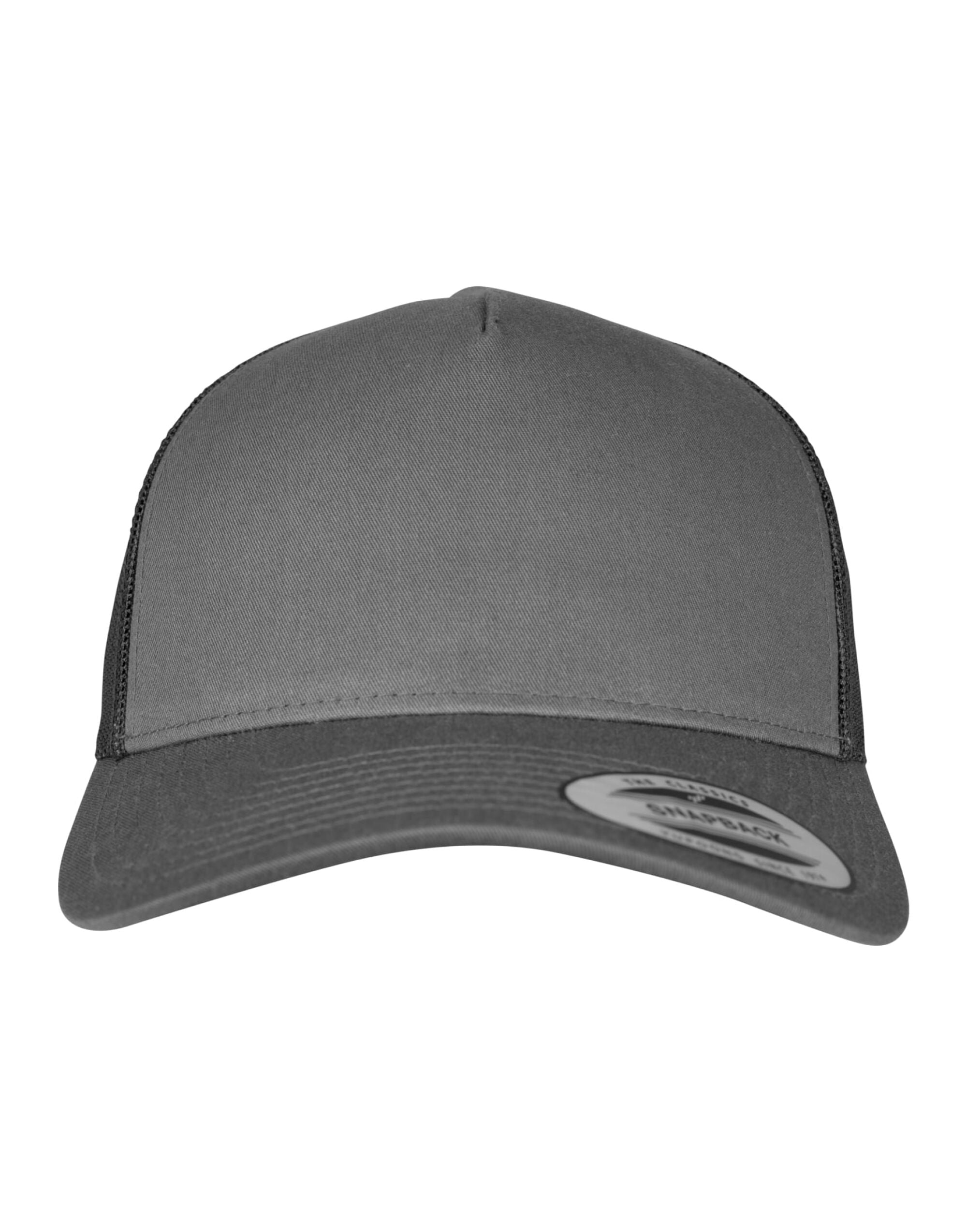 Flexfit By Yupoong Flexfit 5 Panel Retro Trucker Cap 6506 - Charcoal O S - Customisable Caps