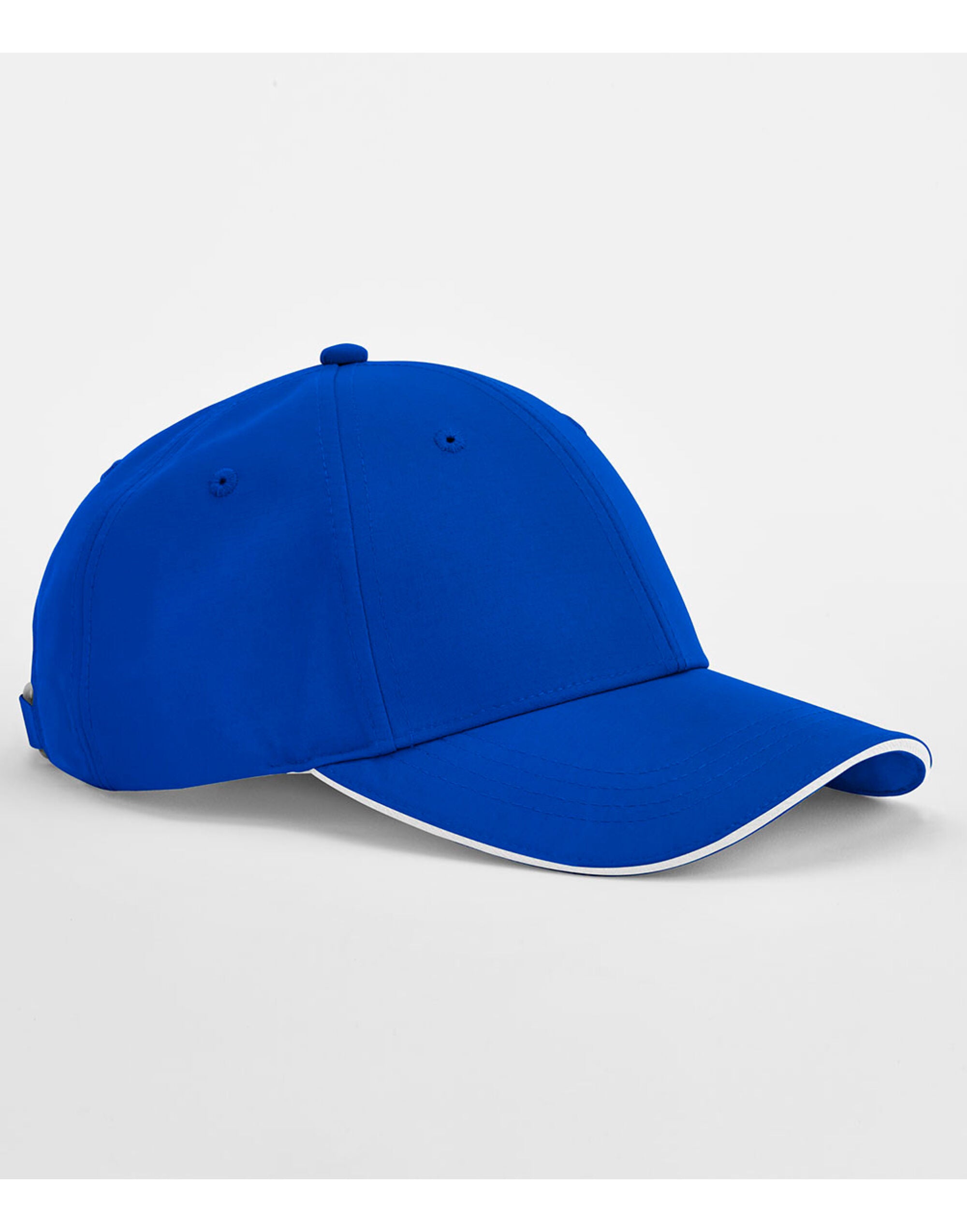 Beechfield Team Sports-Tech Cap B195R - Bright Royal White O S - Customisable Caps