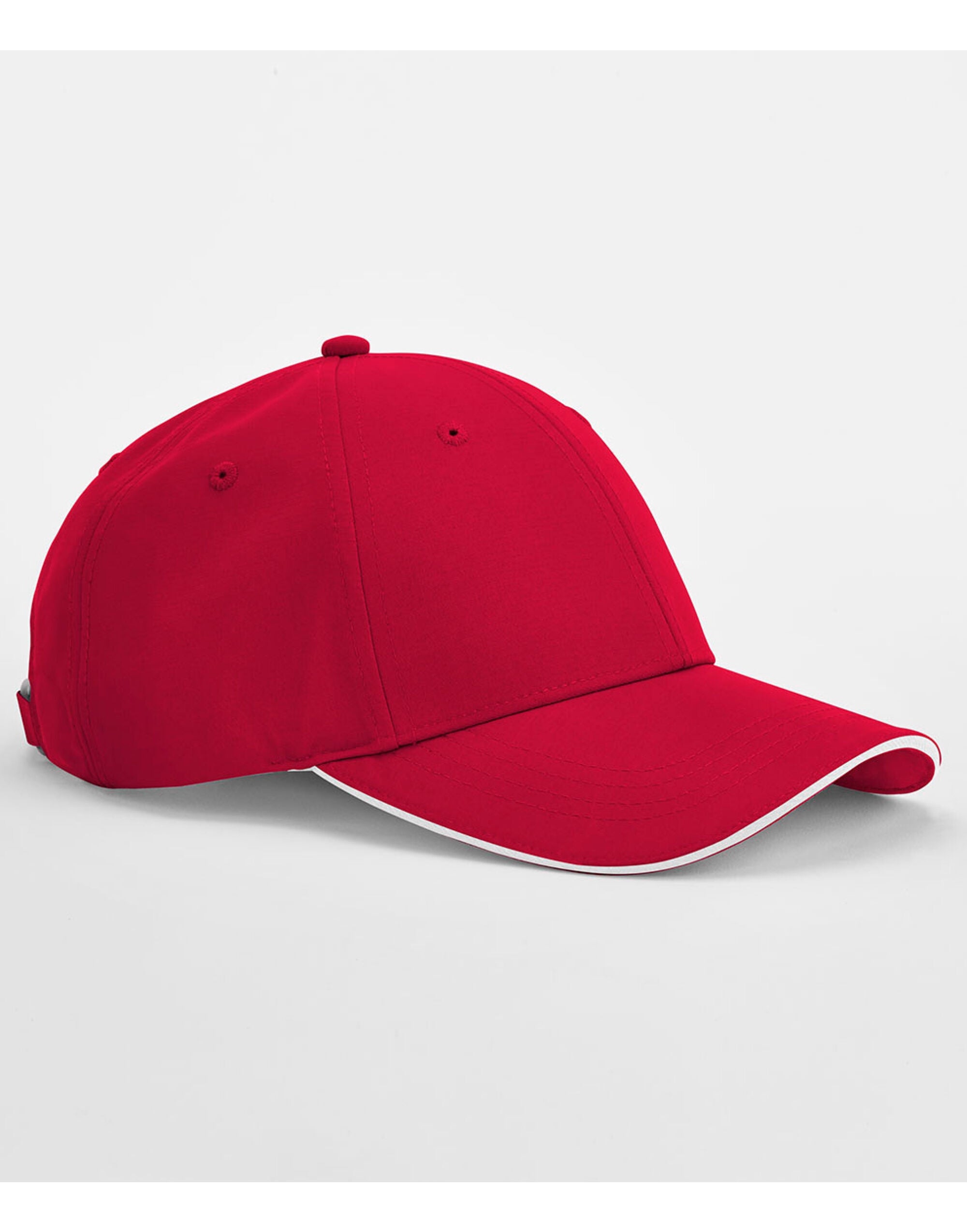 Beechfield Team Sports-Tech Cap B195R - Classic Red White O S - Customisable Caps