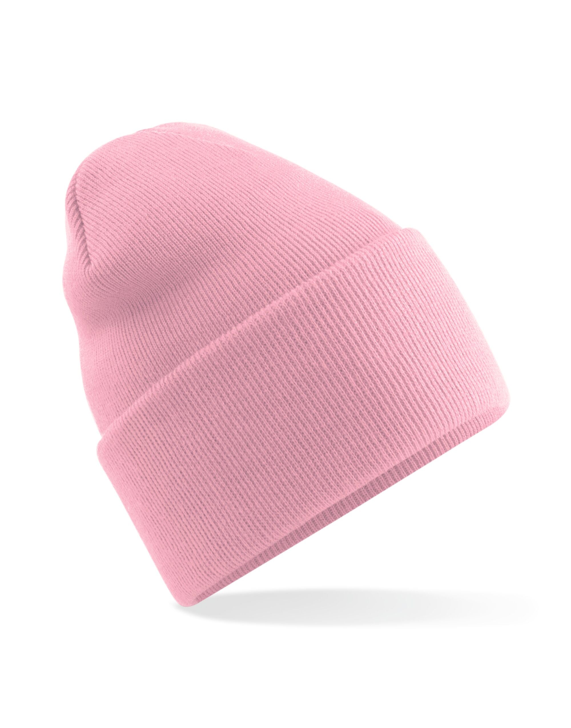 Beechfield Original Deep Cuffed Beanie B40R - Dusky Pink O S - Customisable Beanies