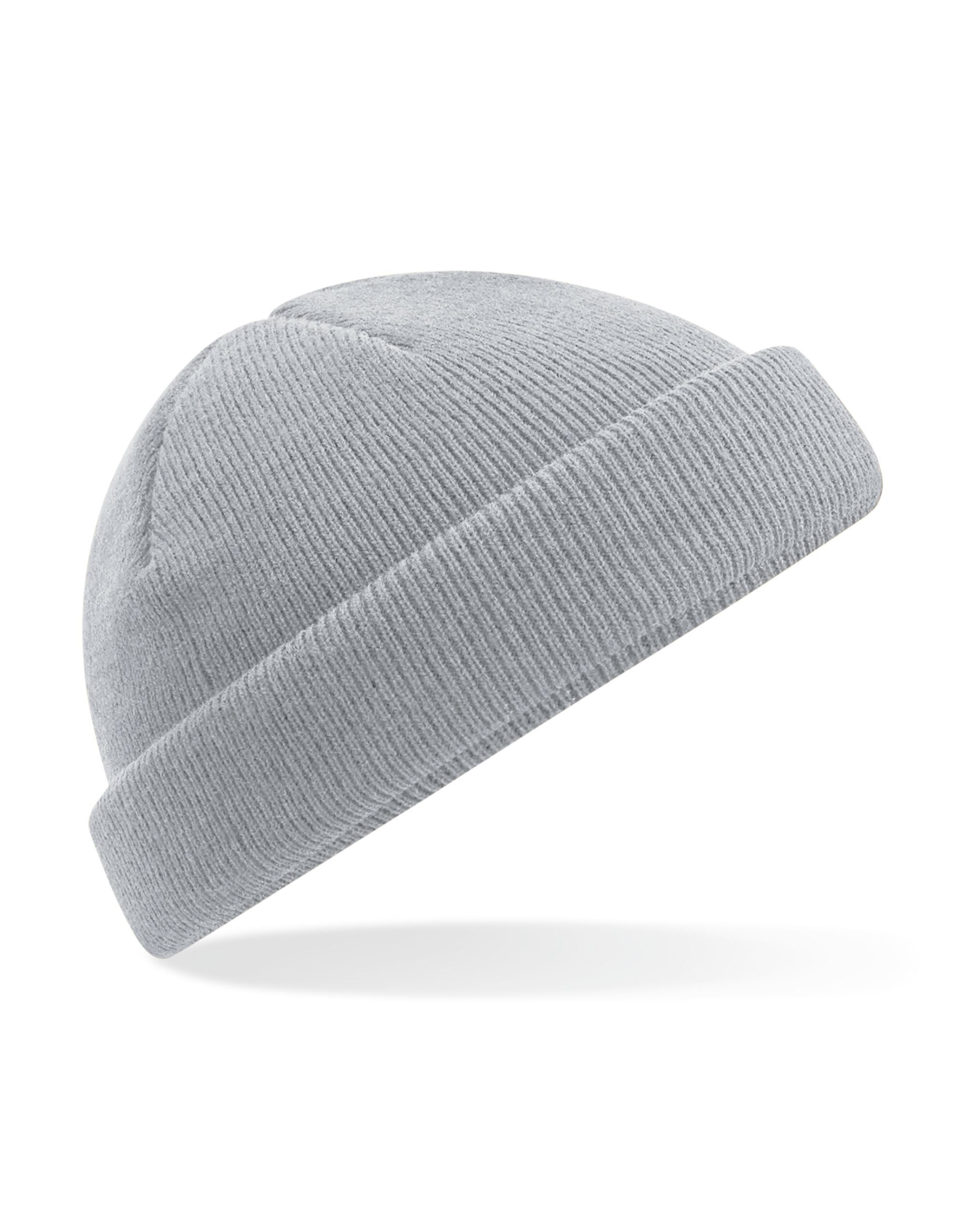 Beechfield Recycled Mini Fisherman Beany B43R - Light Grey O S - Customisable Beanies