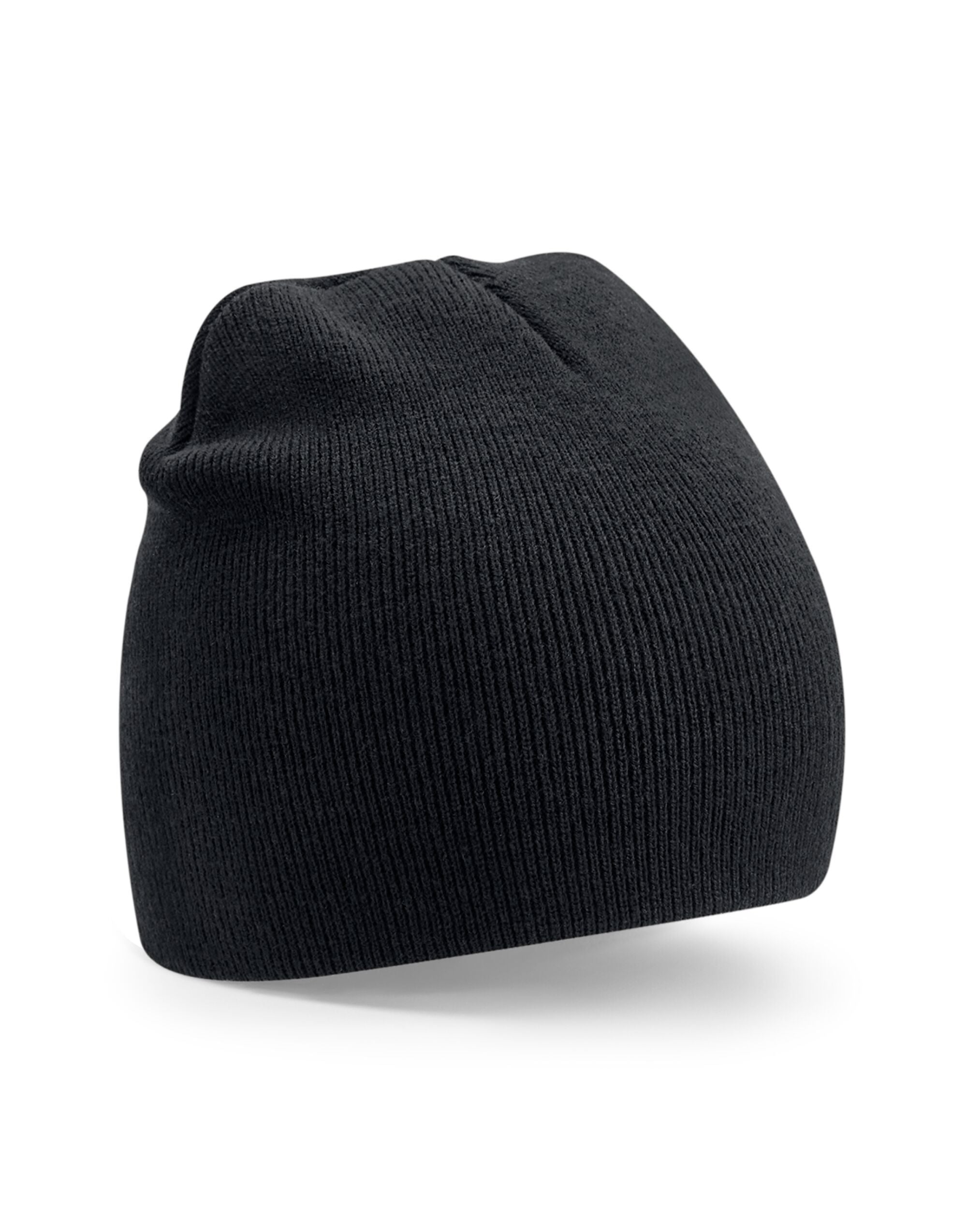 Beechfield Recycled Original P-On Beanie B44R - Black O S - Customisable Beanies
