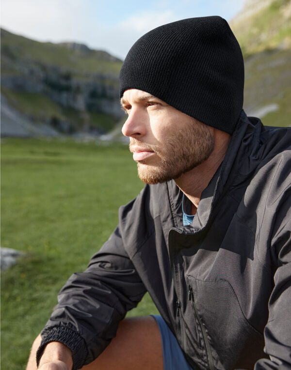 Beechfield Recycled Original P-On Beanie B44R - French Navy O S - Customisable Beanies
