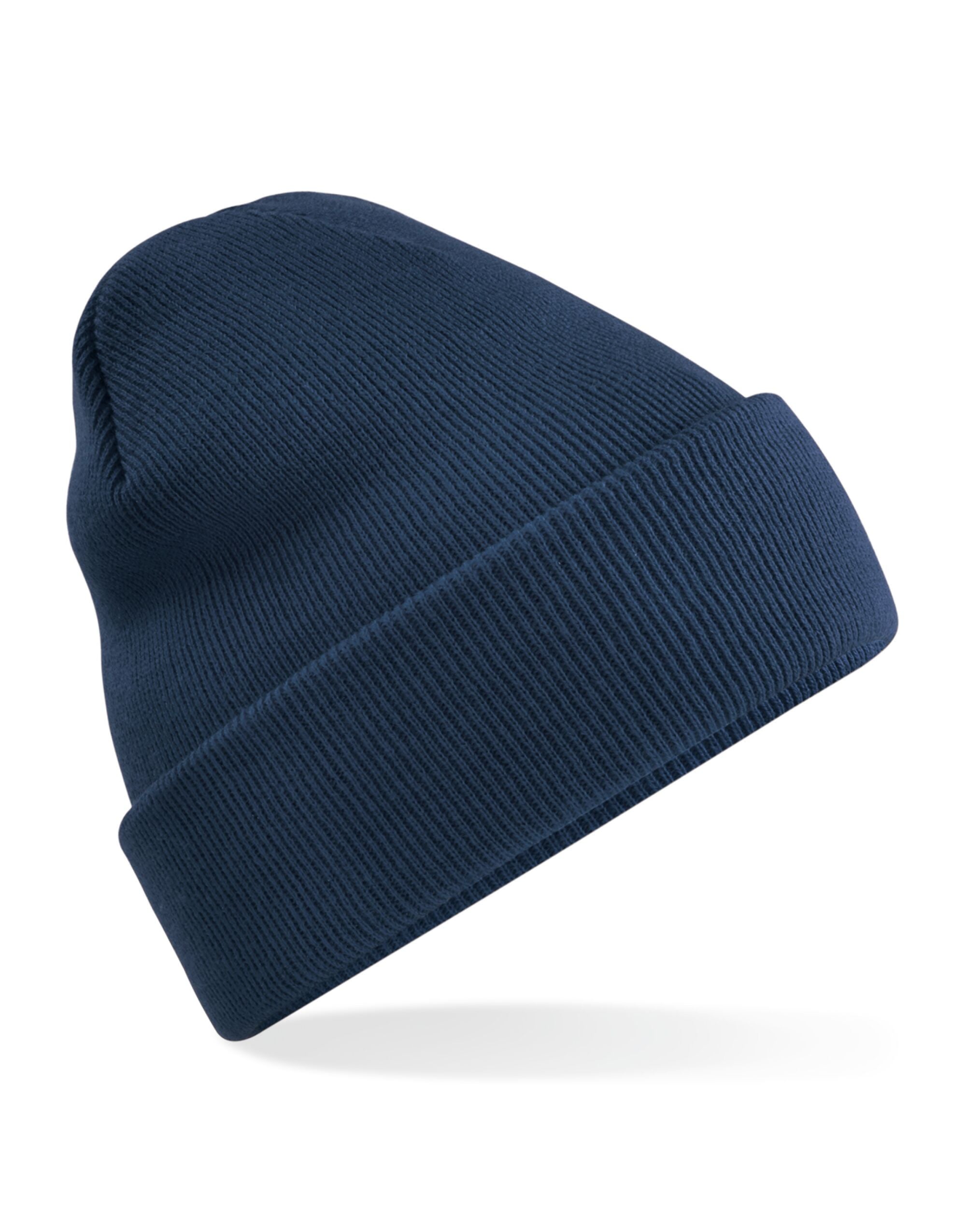 Beechfield Recycled Original Cuff Beanie B45R - French Navy O S - Customisable Beanies