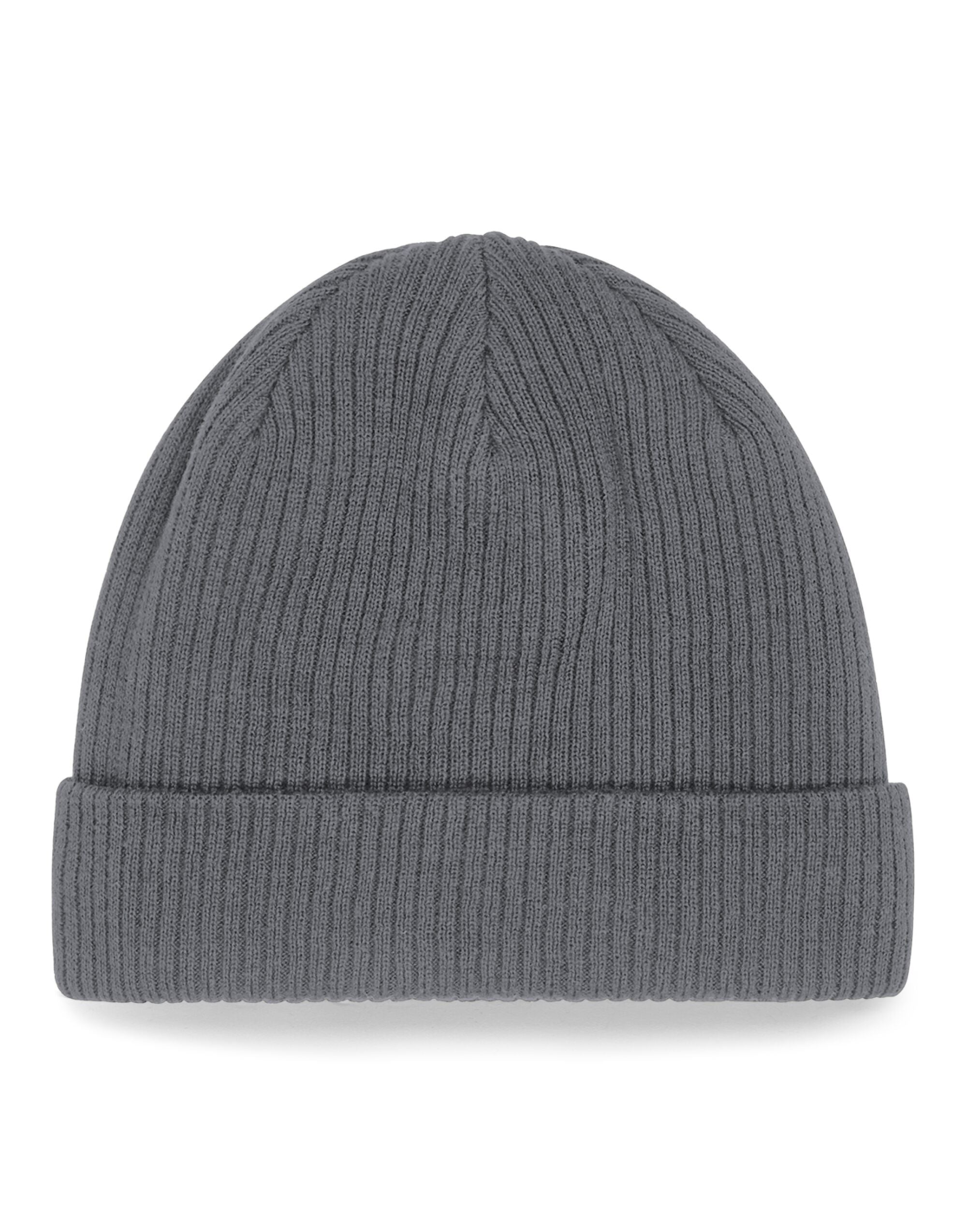 Beechfield Organic Cotton Beanie B50N - Graphite O S - Customisable Beanies