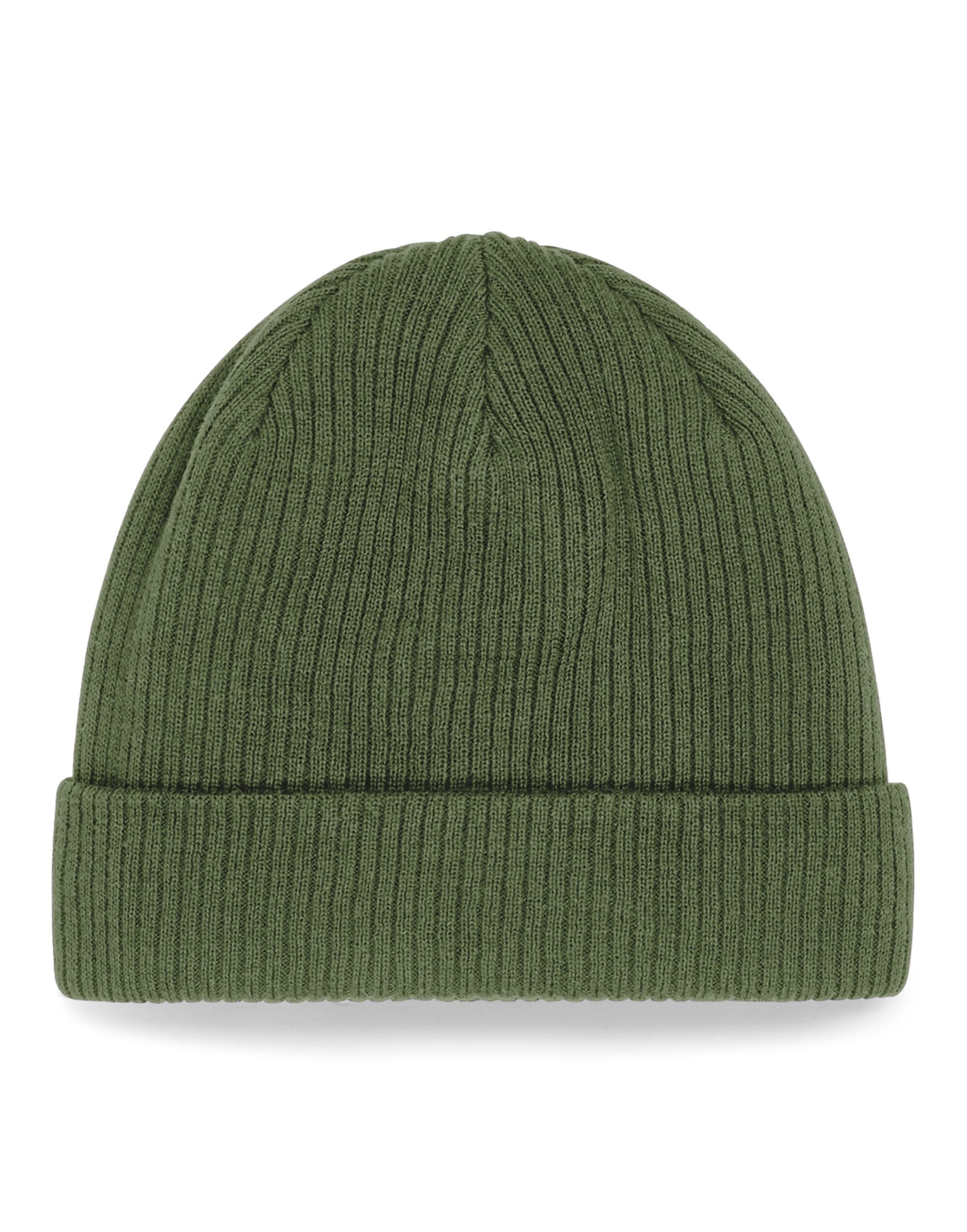 Beechfield Organic Cotton Beanie B50N - Olive O S - Customisable Beanies