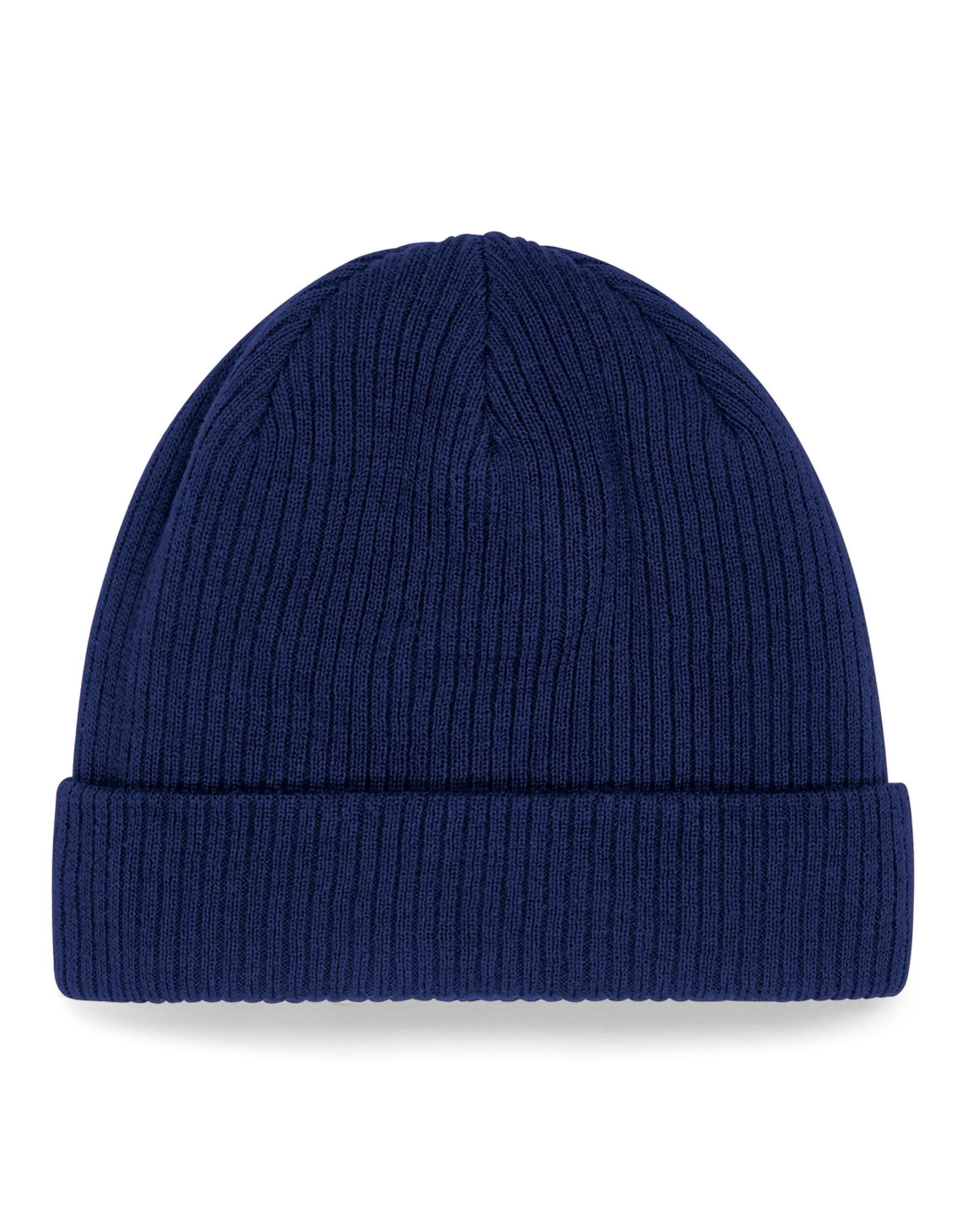 Beechfield Organic Cotton Beanie B50N - Oxford Navy O S - Customisable Beanies