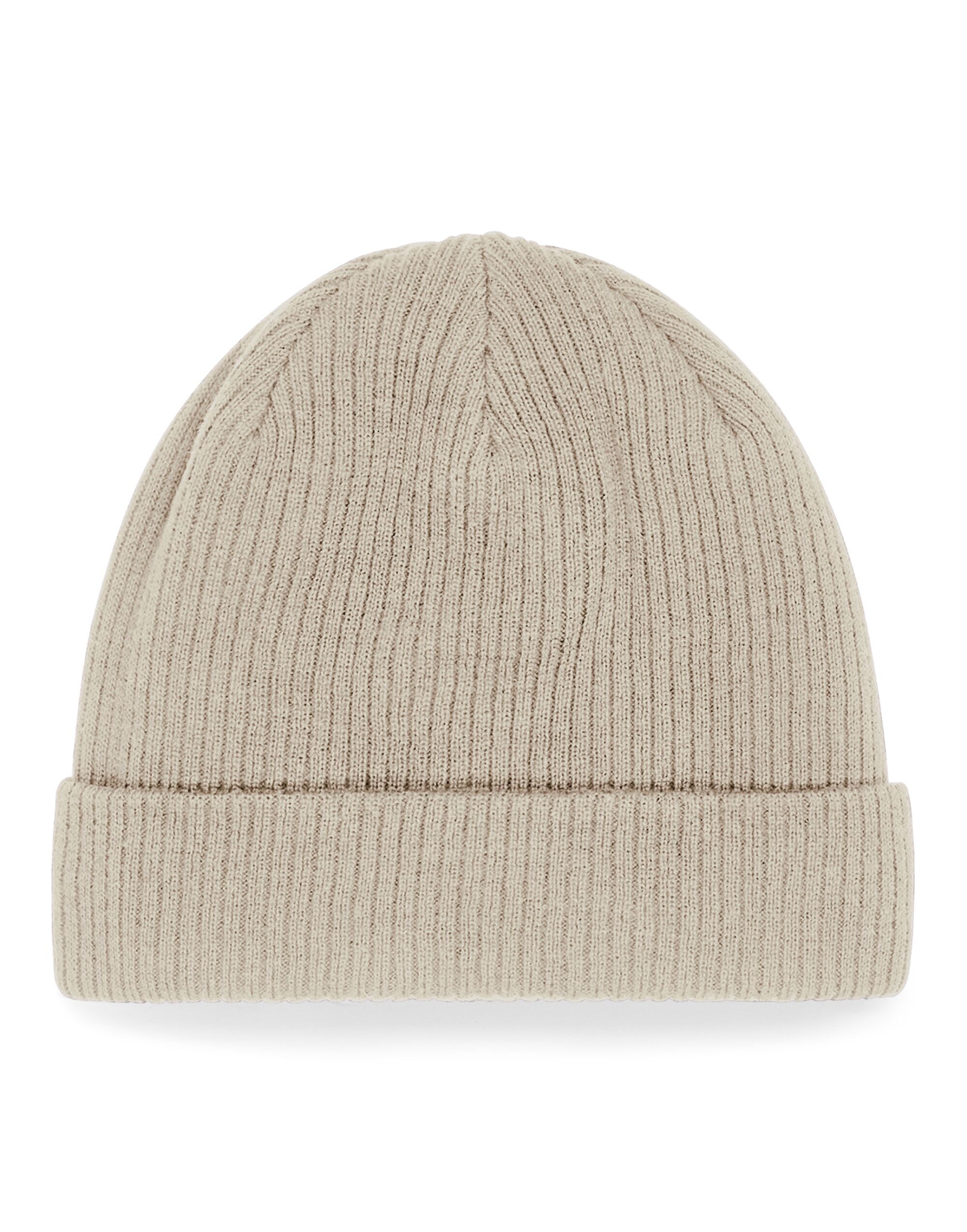 Beechfield Organic Cotton Beanie B50N - Sand O S - Customisable Beanies