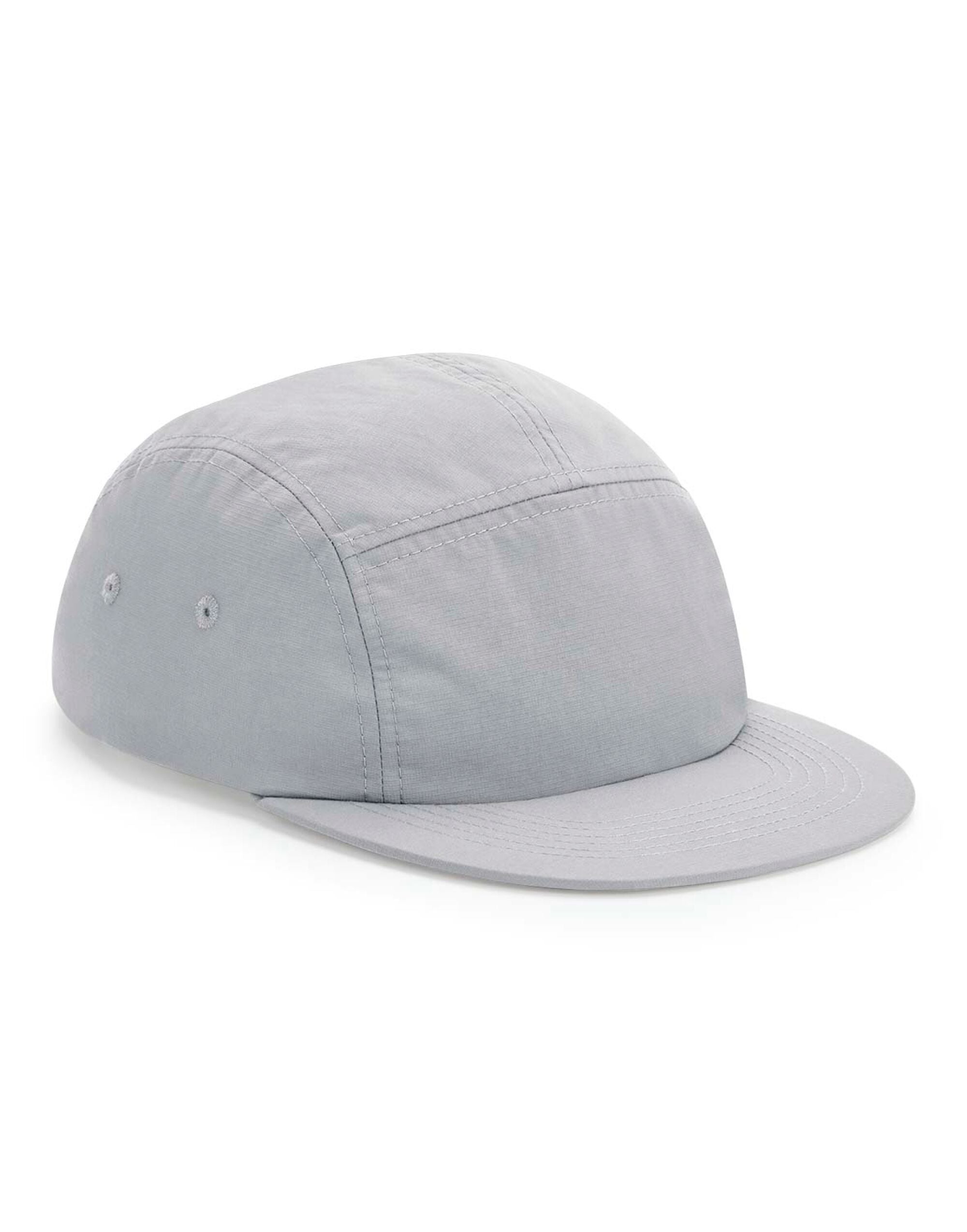 Beechfield Outdoor 5 Panel Camper Cap B659 - Light Grey O S - Customisable Caps