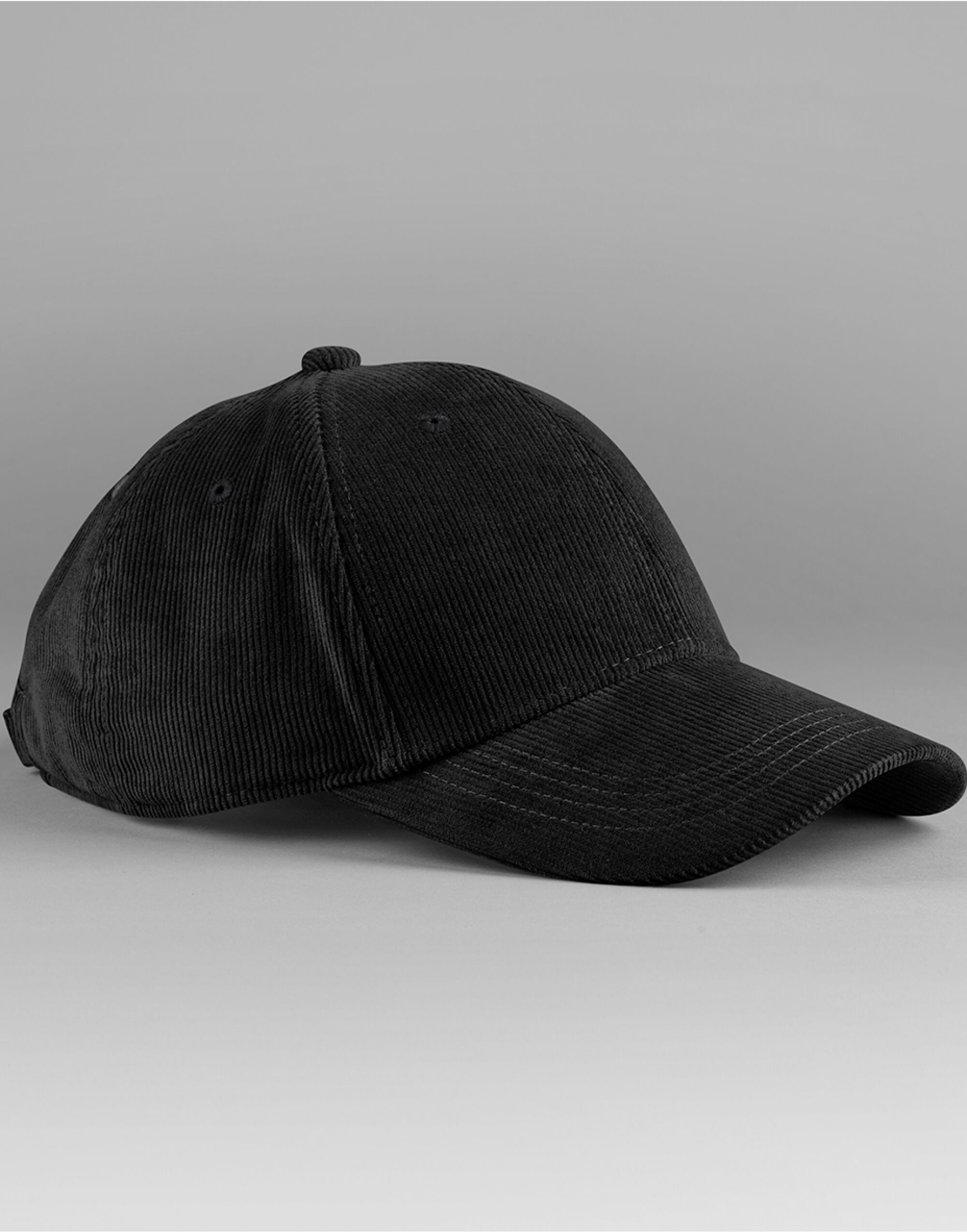 Beechfield EarthAware® Cord Baseball Cap B680 - Black O S - Customisable Caps