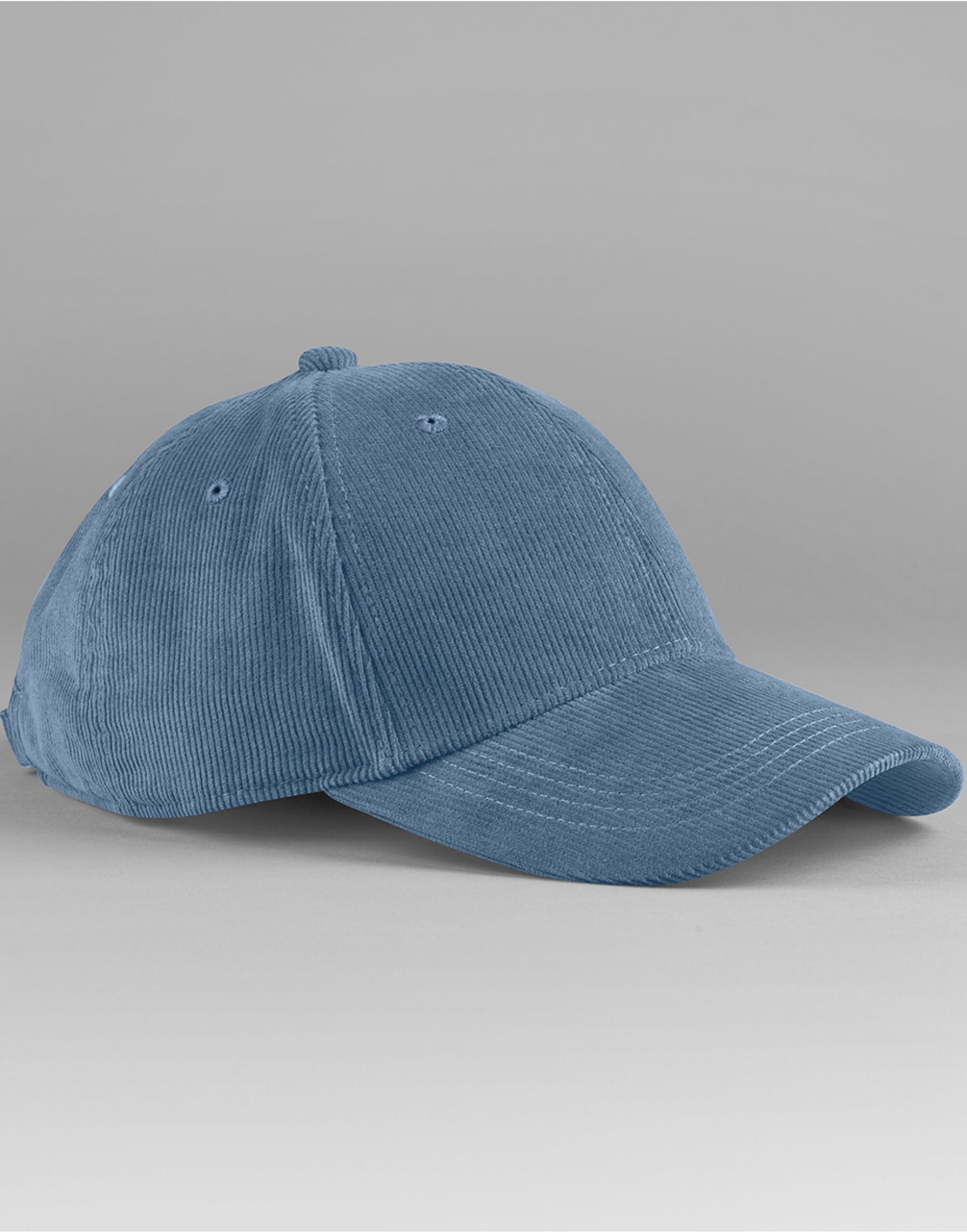 Beechfield EarthAware® Cord Baseball Cap B680 - Slate Blue O S - Customisable Caps