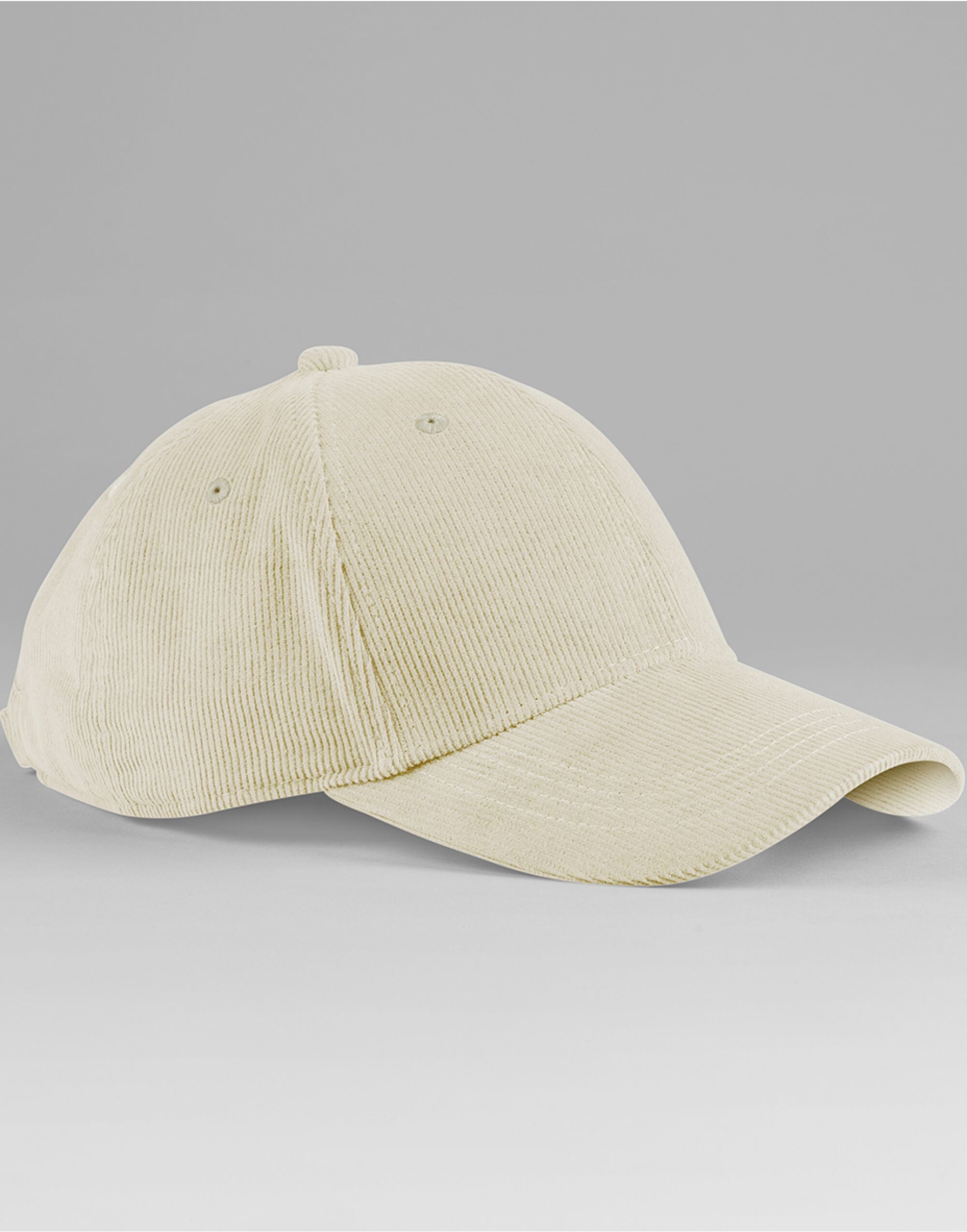 Beechfield EarthAware® Cord Baseball Cap B680 - Stone O S - Customisable Caps