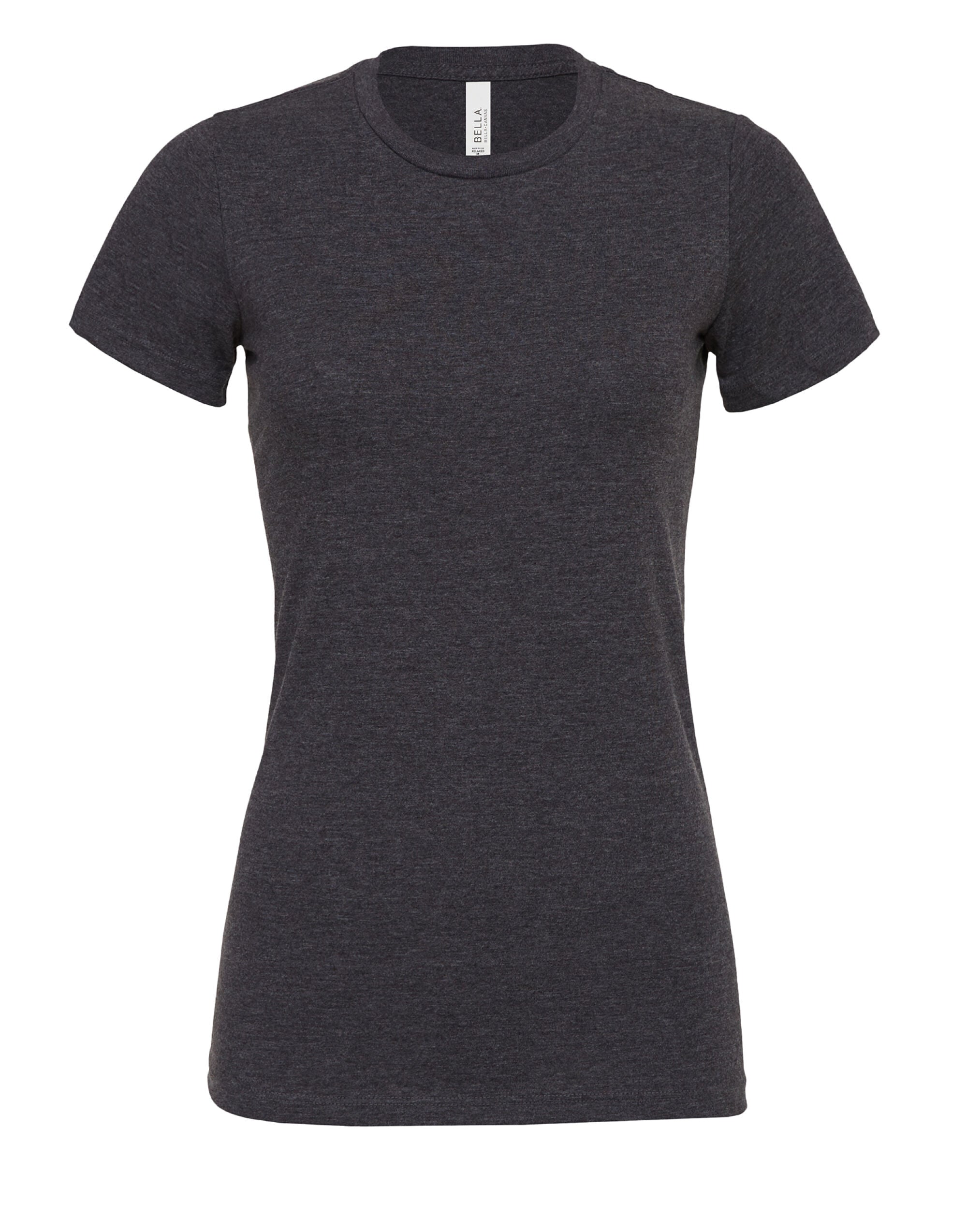Bella Womens Relaxed Heather Jersey SS T BE6400CVC - Dark Grey Heather - Customisable T-Shirts