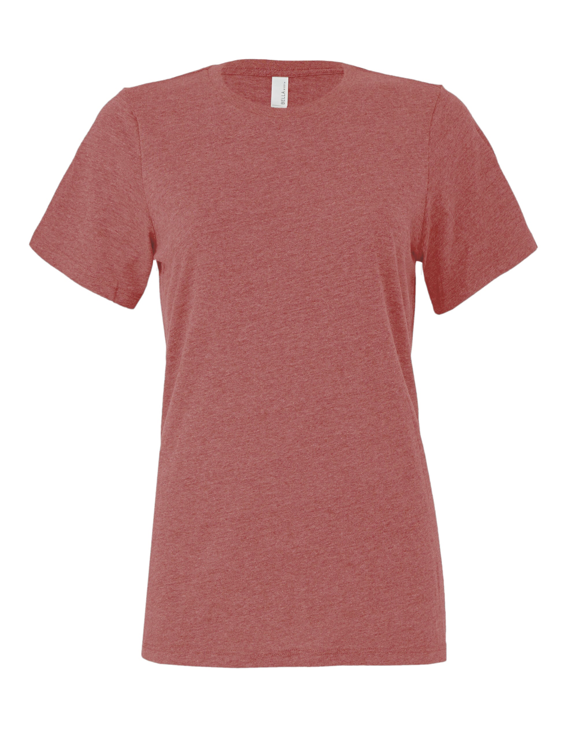 Bella Womens Relaxed Heather Jersey SS T BE6400CVC - Heather Mauve - Customisable T-Shirts
