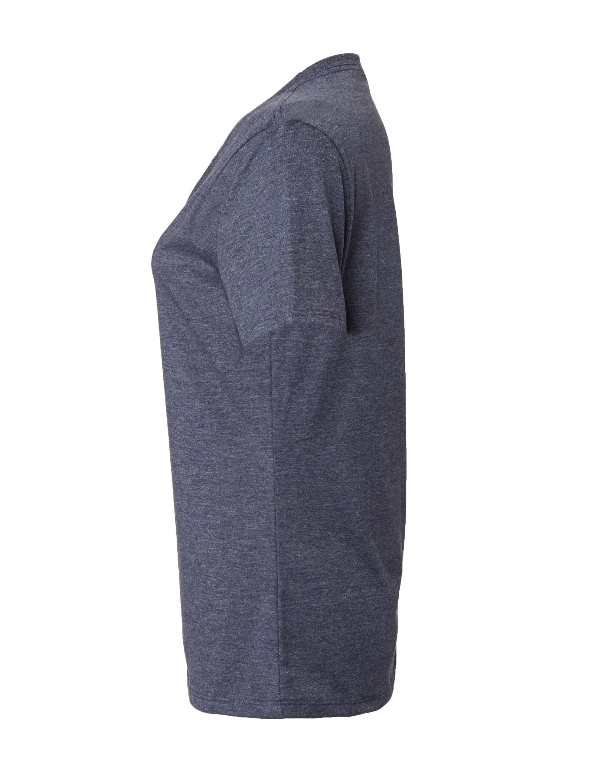 Bella Womens Relaxed Heather Jersey SS T BE6400CVC - Heather Navy - Customisable T-Shirts