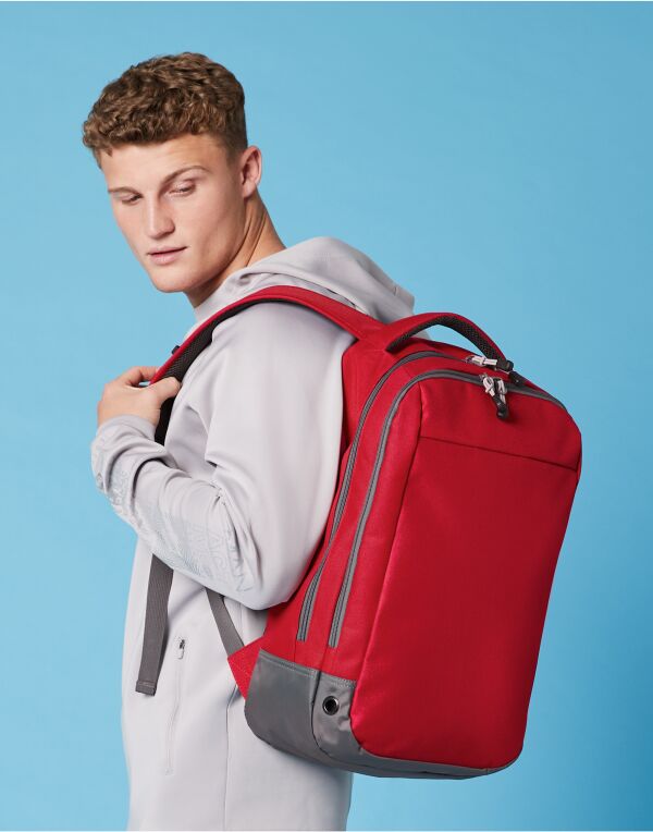 Bagbase Athleisure Sports Backpack BG545 - Bright Royal O S - Customisable Bags